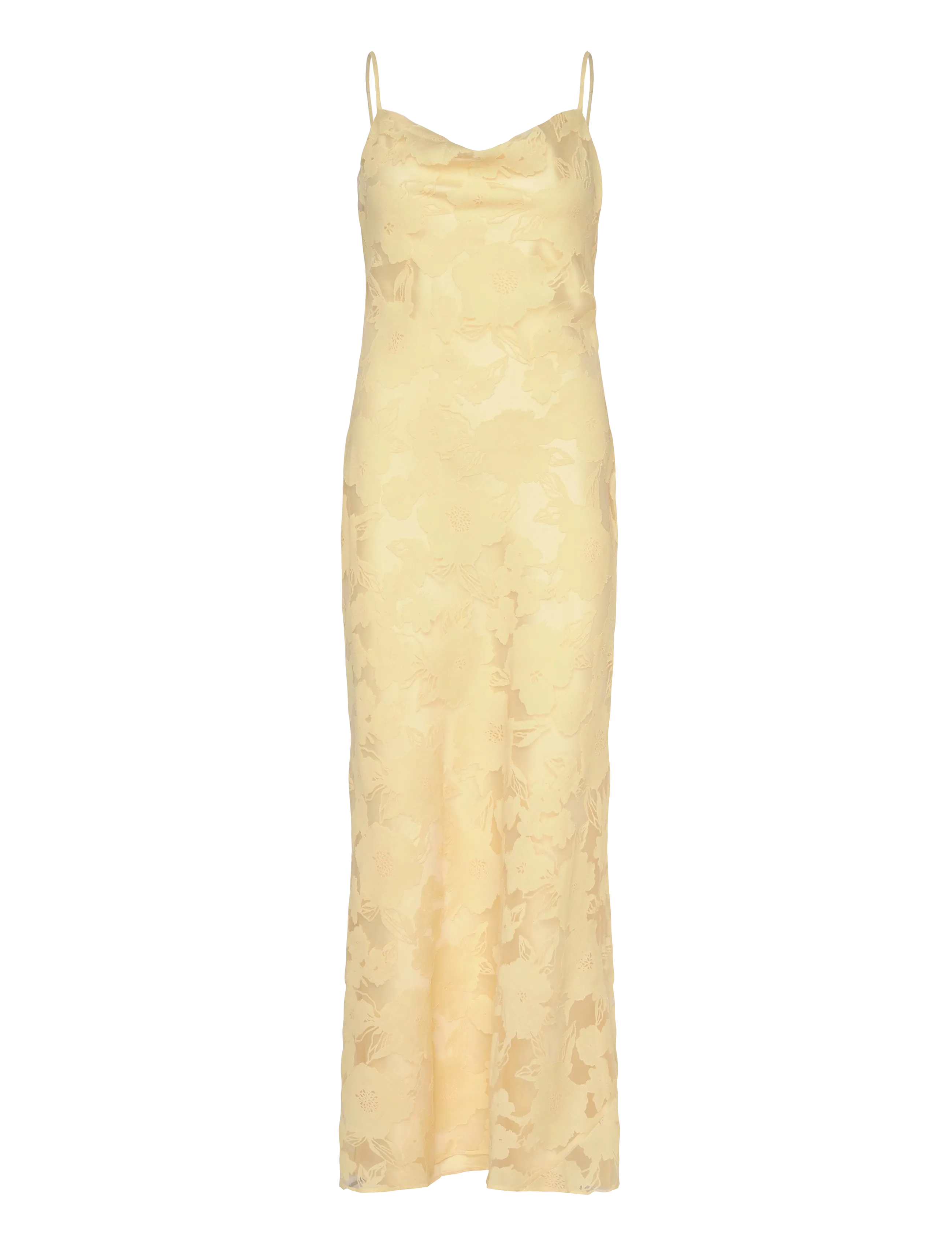 MALINA Sorelle Strickjacke Slip Maxi Kleid Gelb - 36 - Damen