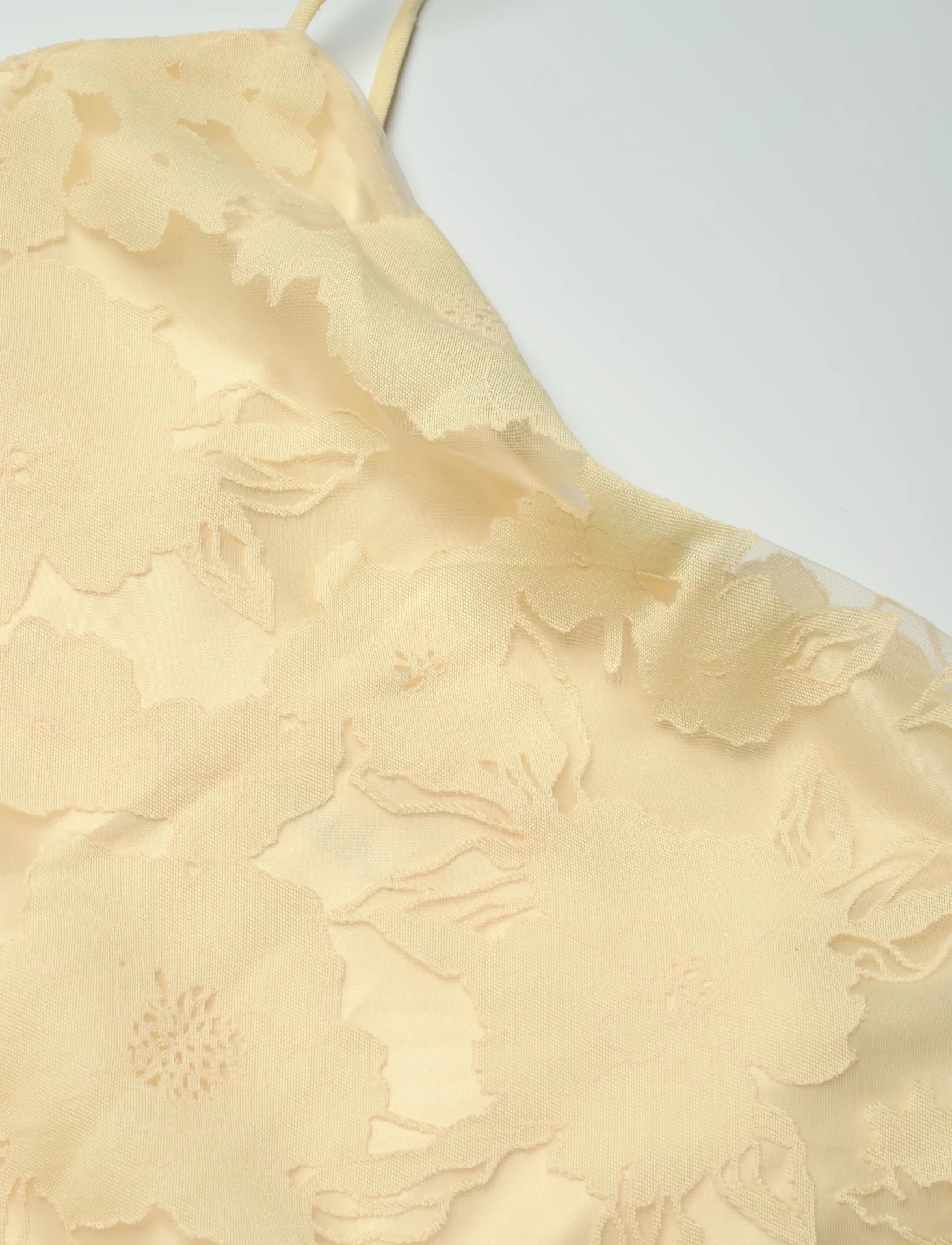 Malina - Sorelle Lace Slip Maxi Dress - maxi dresses - light lemon - 5