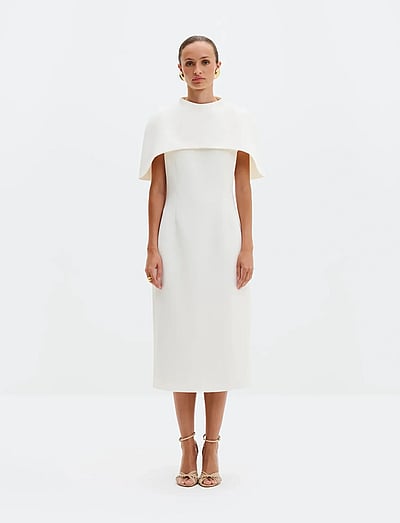 Malina Milena Cape Midi Dress - - undefined / undefined
