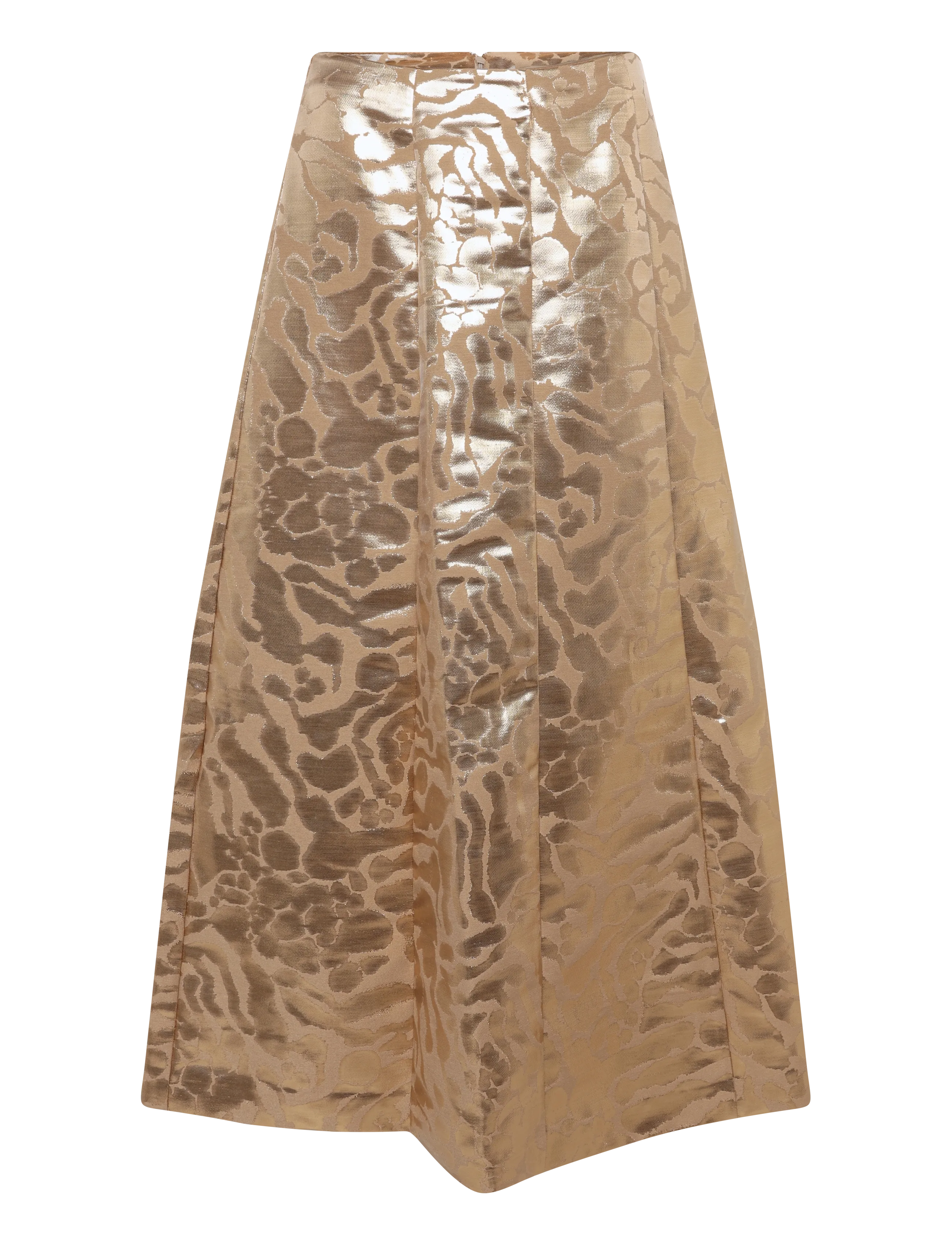 Malina Meline Jacquard Midi Skirt - Inspiration - SAVANNAH METALLIC / gold