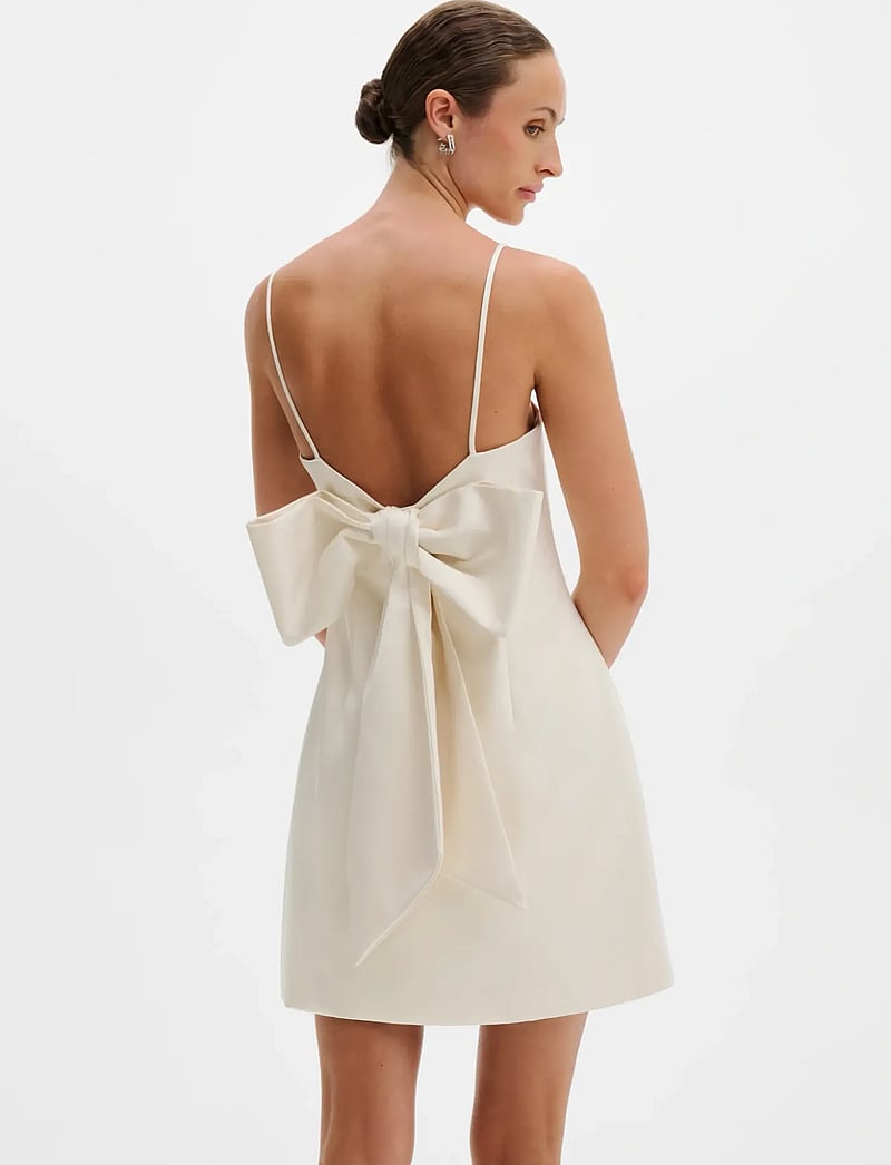 Malina - Florinna Slip Bow Mini Dress - kurze kleider - vanilla - 4