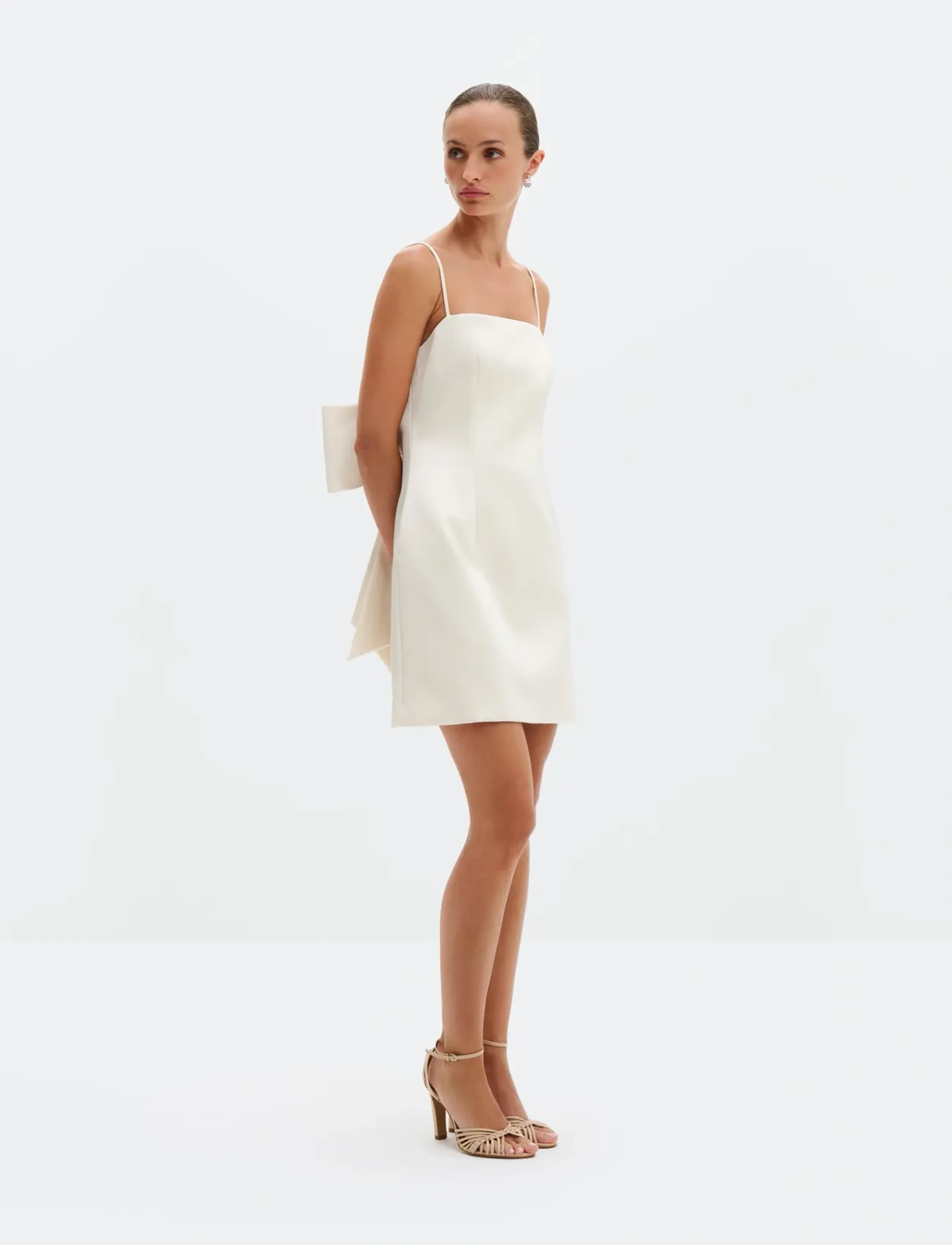 MALINA Florinna Slip Bow Mini Dress korta klänningar dam – bild 4