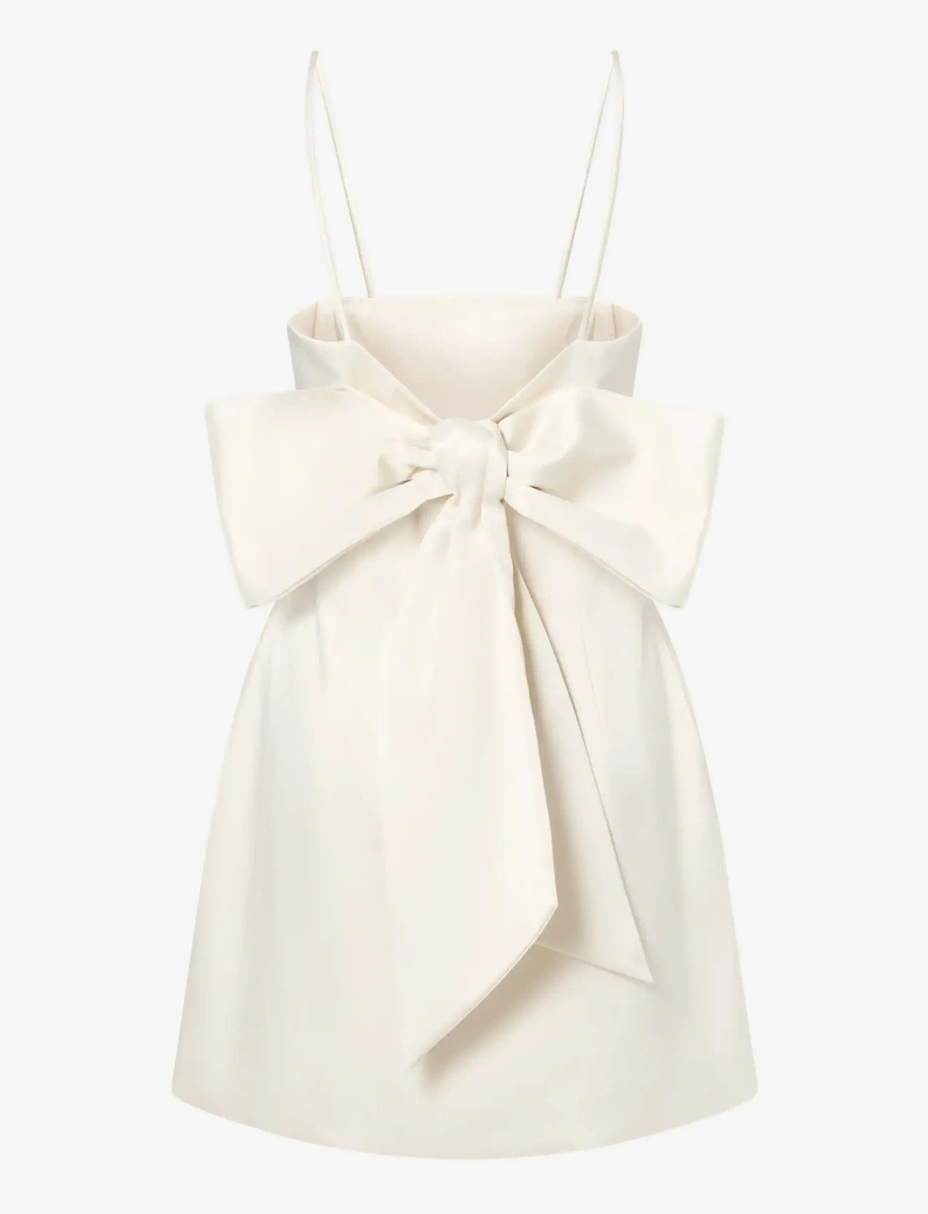 Malina - Florinna Slip Bow Mini Dress - minikleidid - vanilla - 3