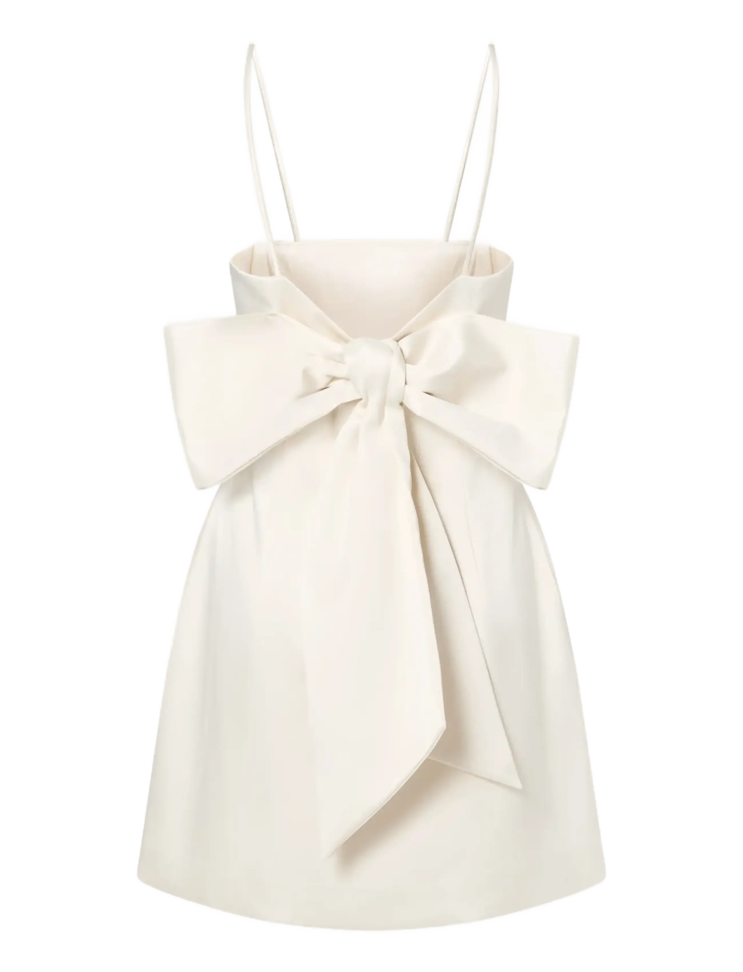 Malina - Florinna Slip Bow Mini Dress - confirmation - vanilla - 3