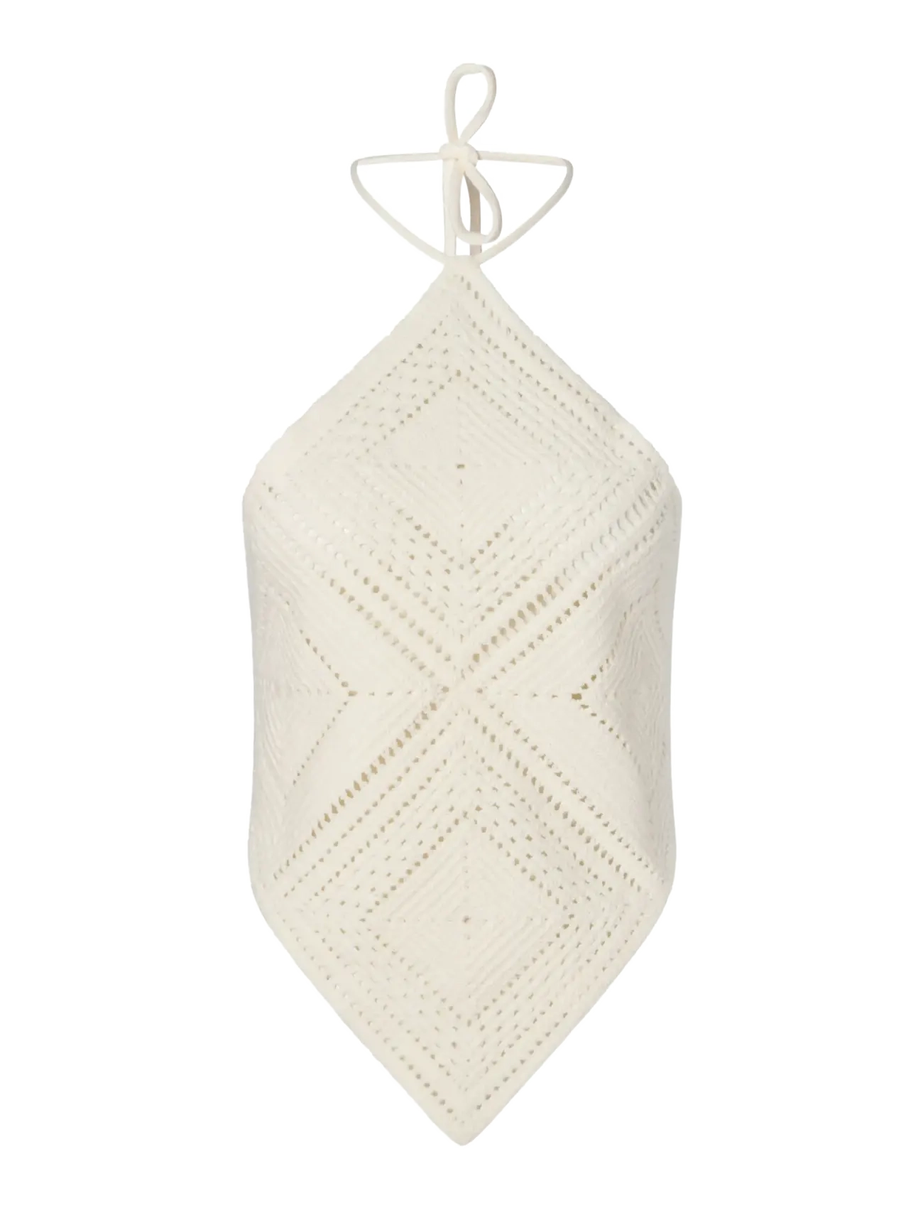 Malina Lia Halterneck Crochet Top - Swedish brands - VANILLA / cream