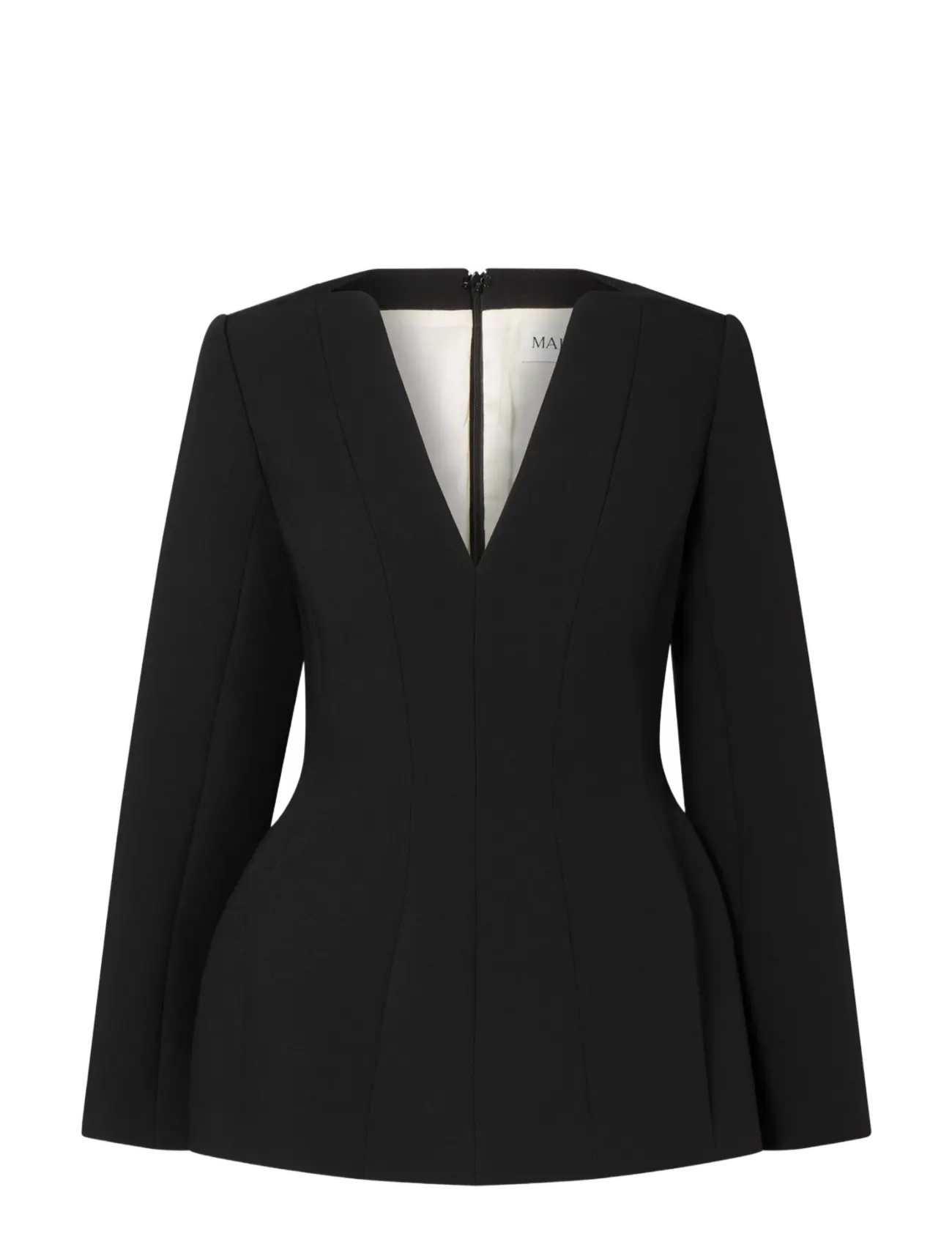 Malina Ninni Cut-Out Shoulder Hourglass Top - Kläder - BLACK / black