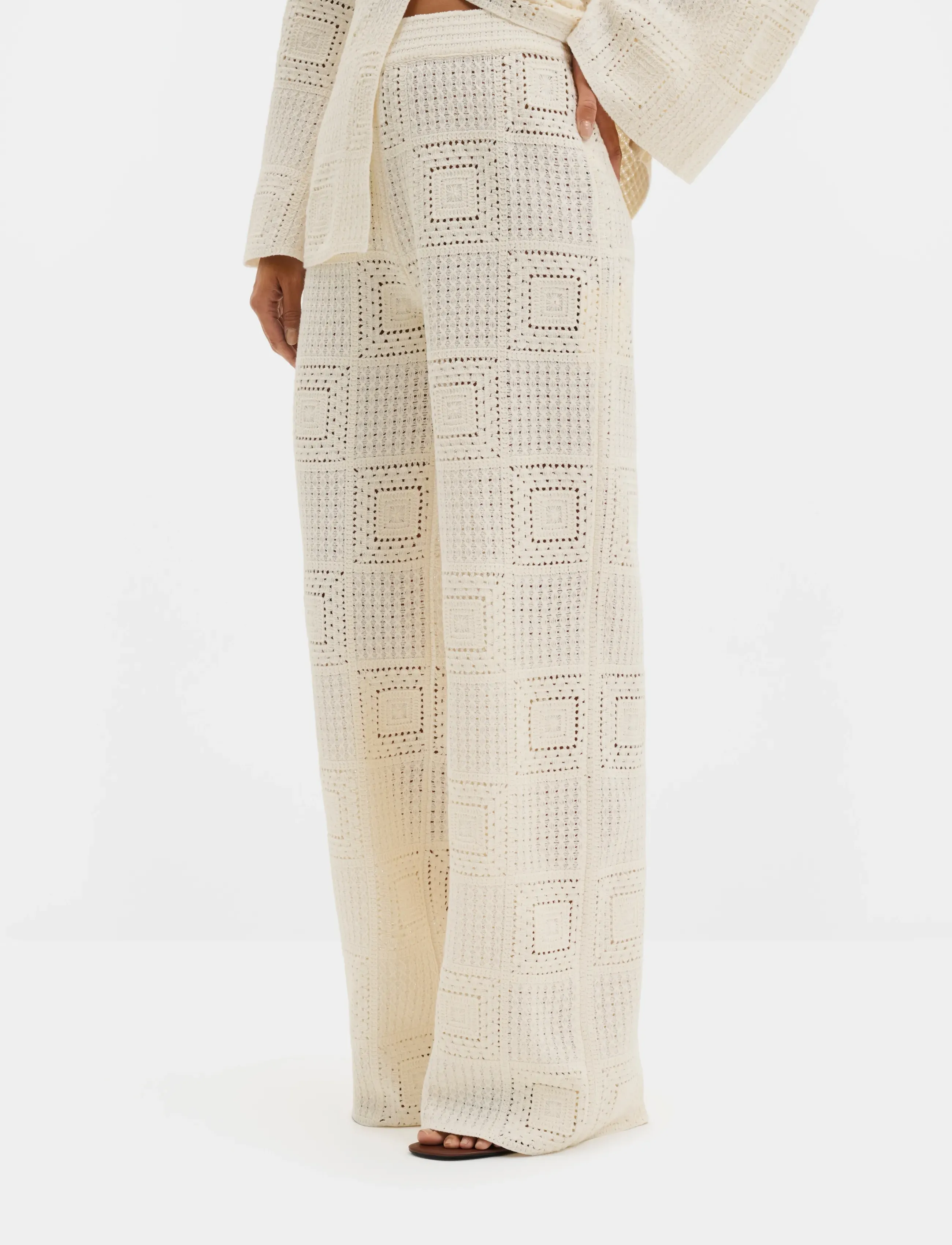 Aleya Wide Crochet Pants 2