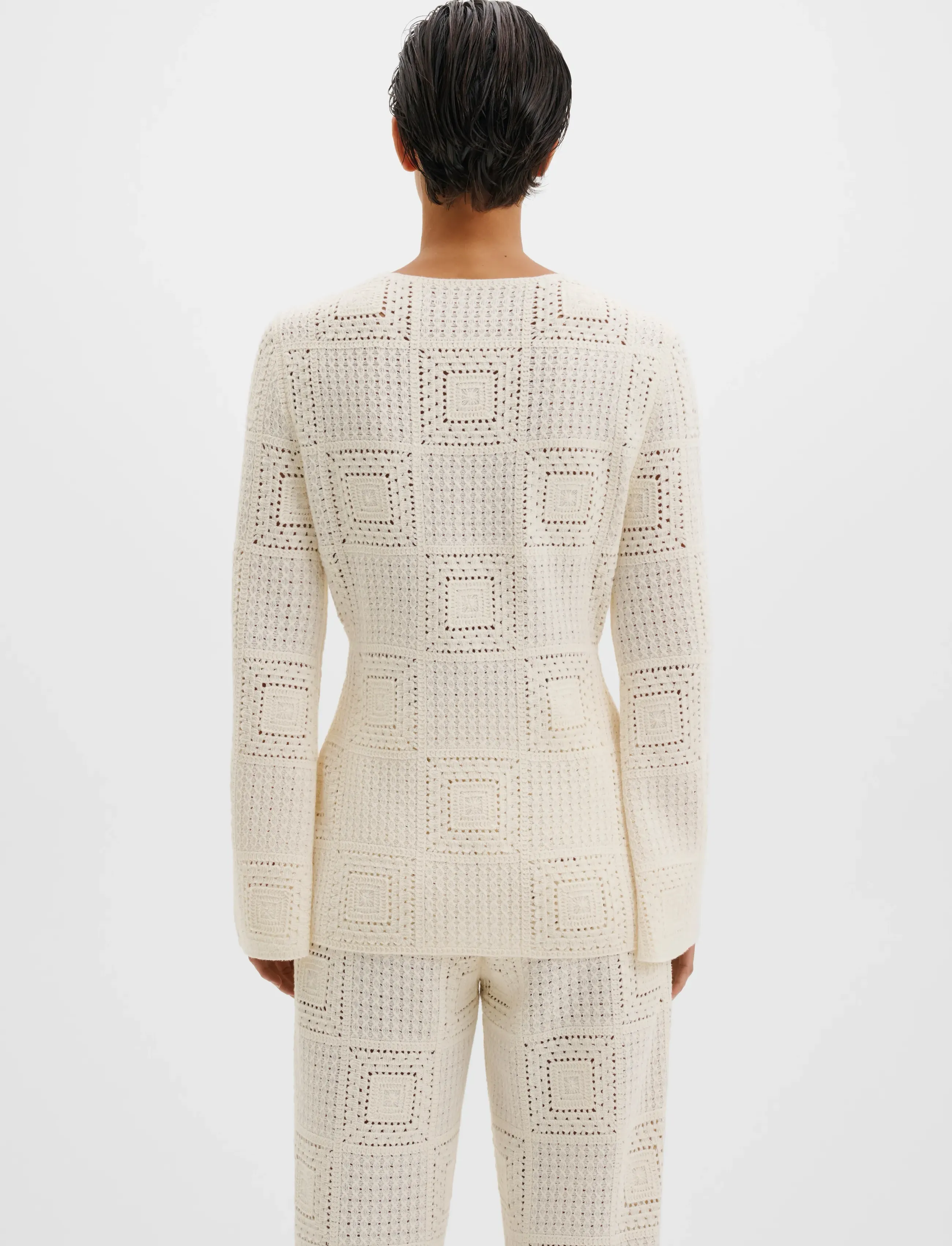 Mirella Fitted Crochet Cardigan 2
