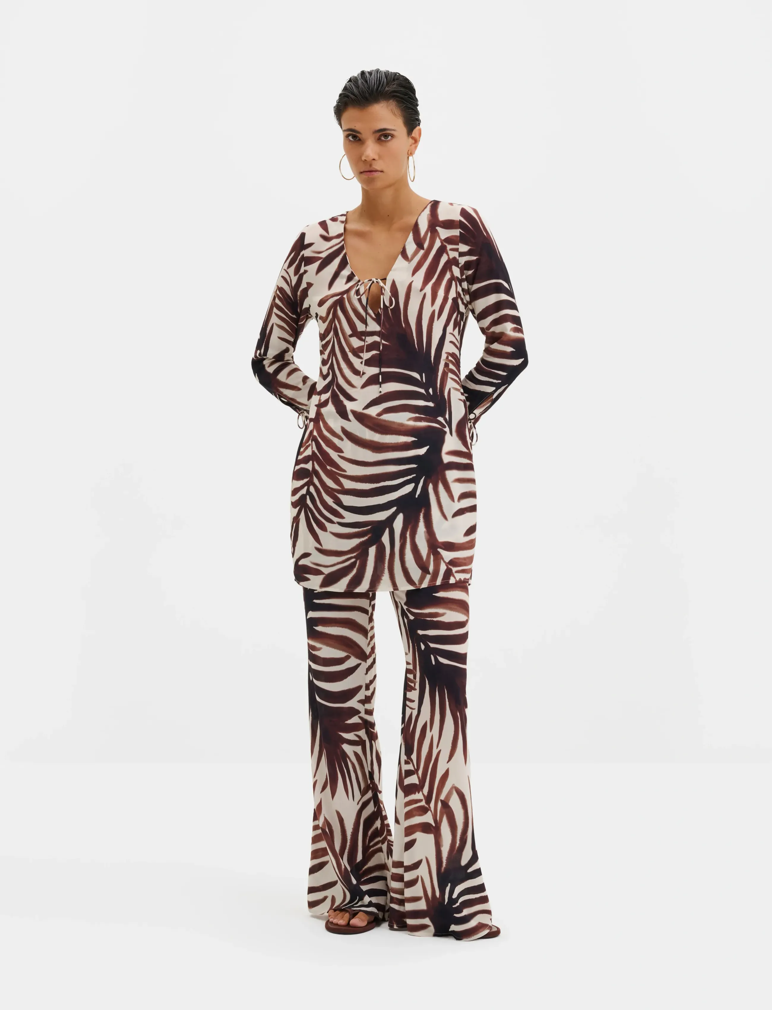 Antonia High Waist Flared Pants