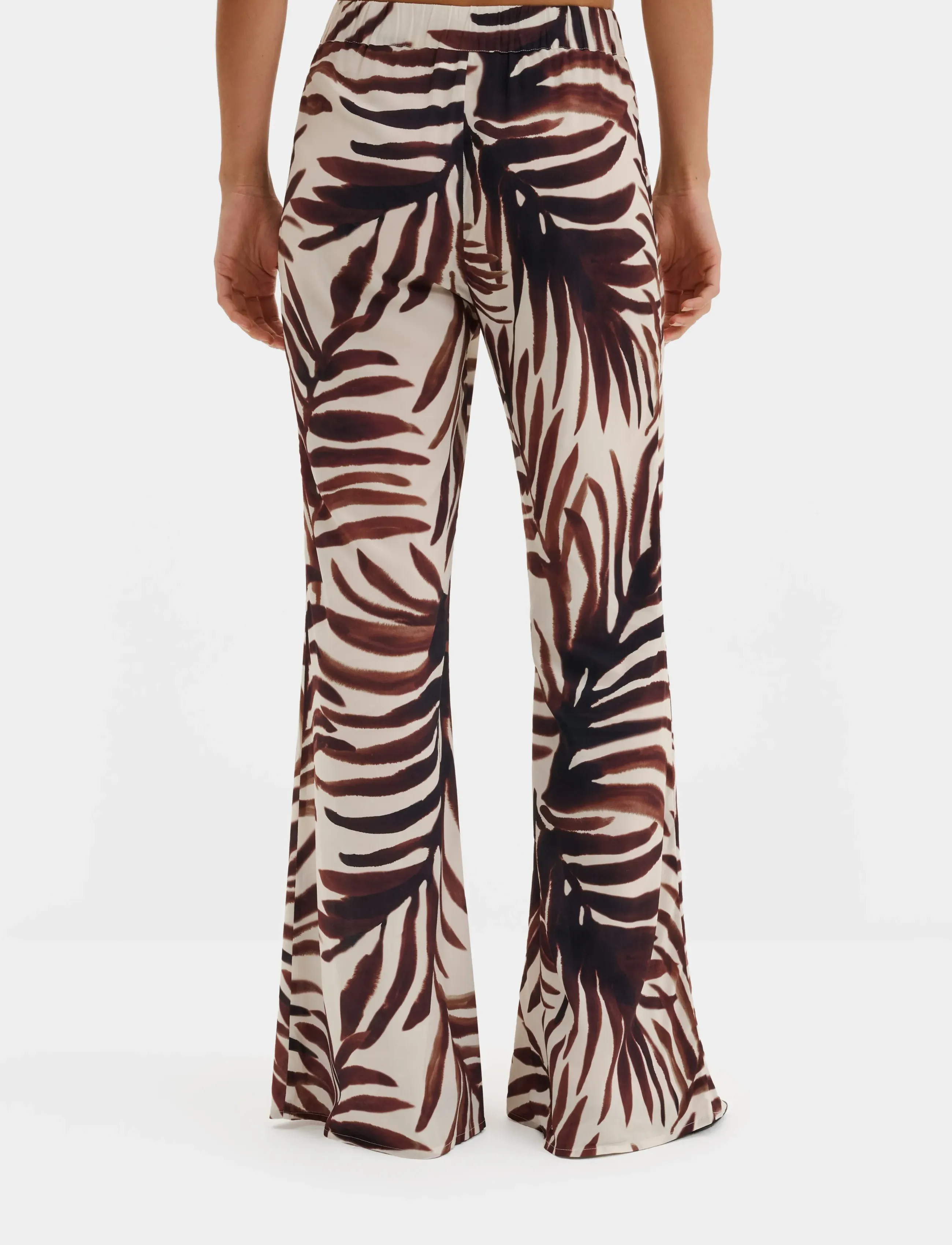 MALINA Antonia High Waist Flared Pants cargobyxor dam – bild 3