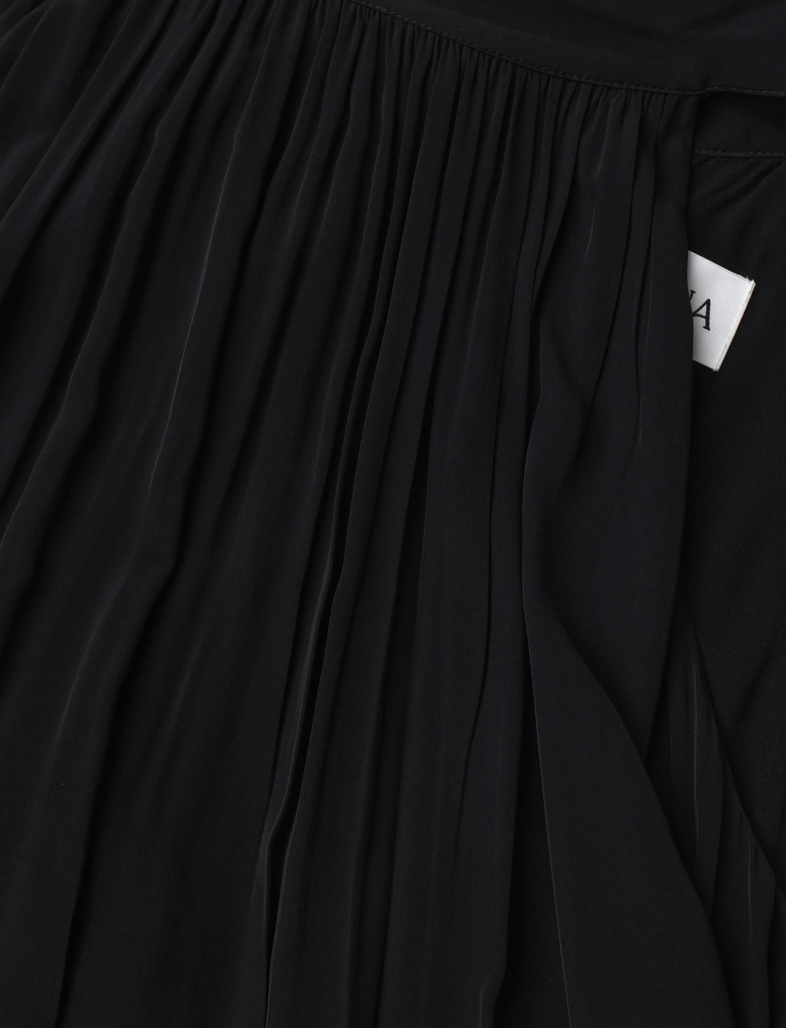 Malina - Lykke Halterneck Ruffled Maxi Dress - sommerkleider - black - 5