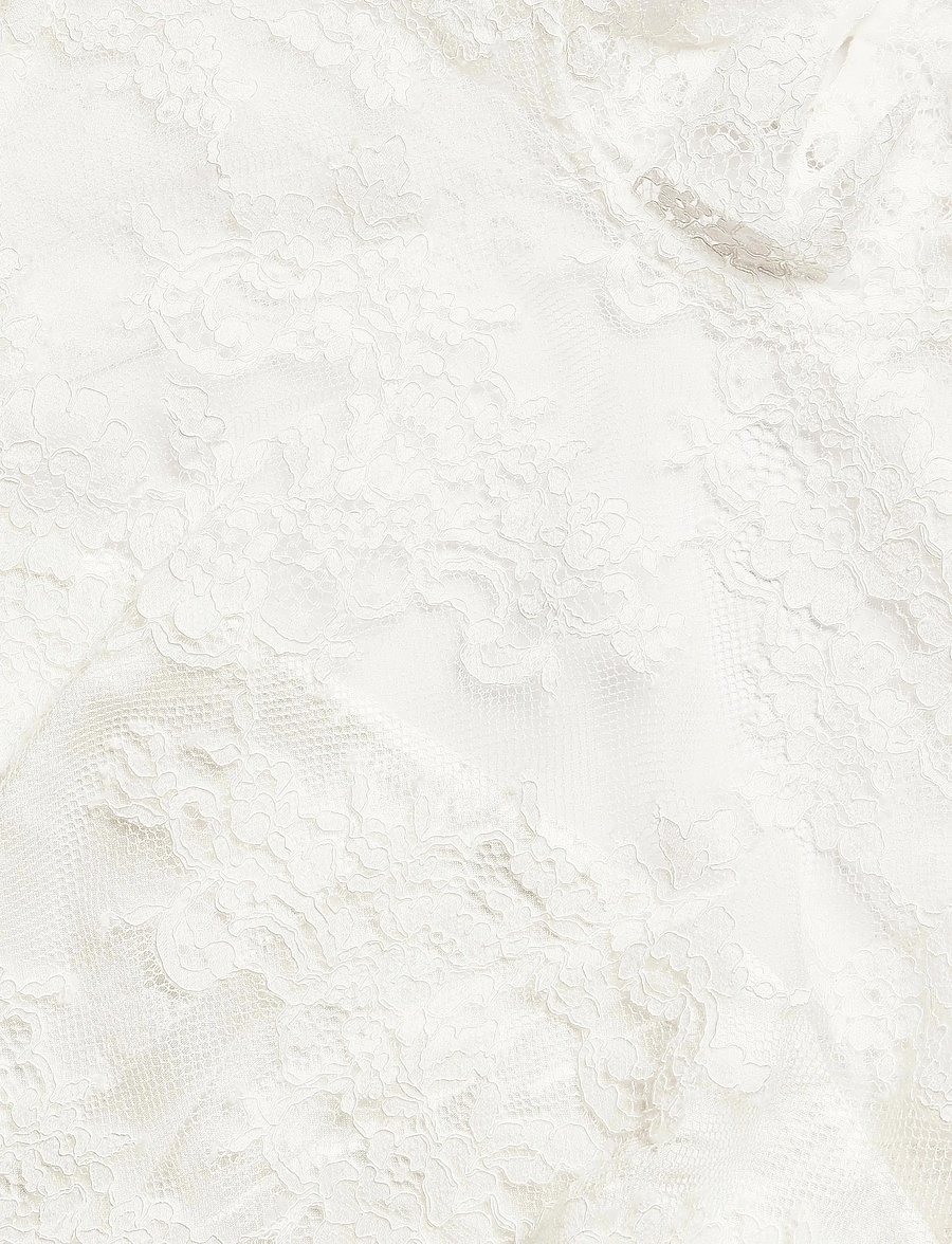 Malina - Leonore Long Sleeved Lace Bridal Gown - lace dresses - ivory - 5