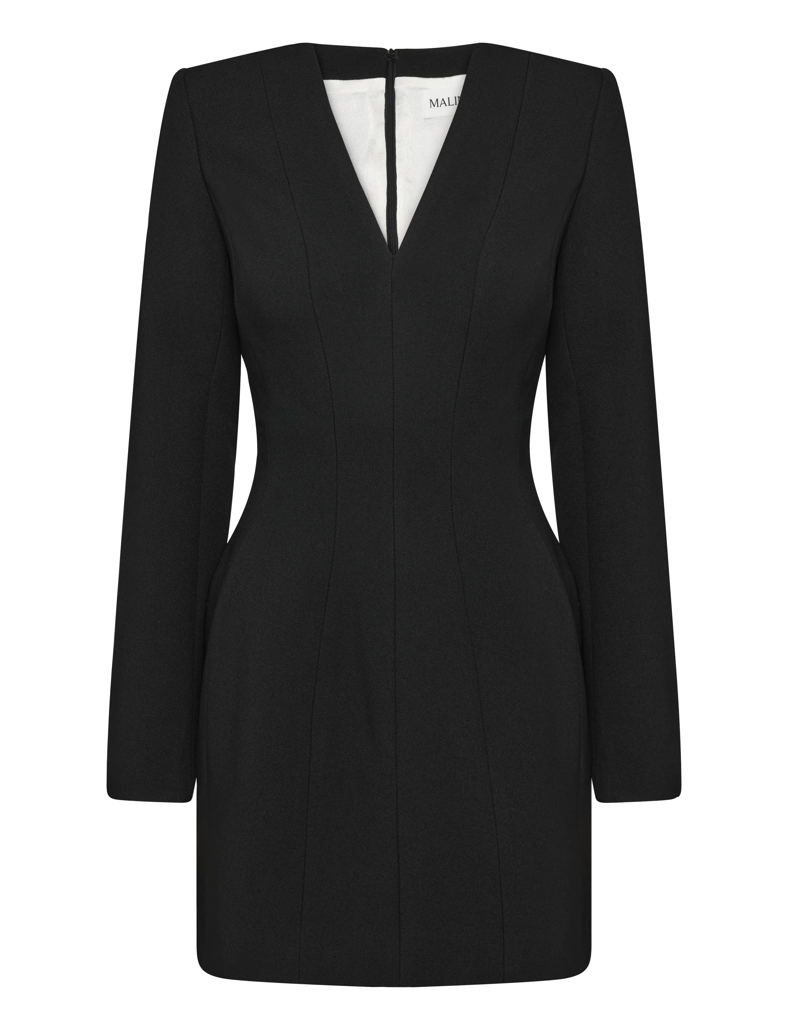Malina - Ninni Cut-Out Shoulder Hourglass Mini Dress - cocktailkjoler - black - 1