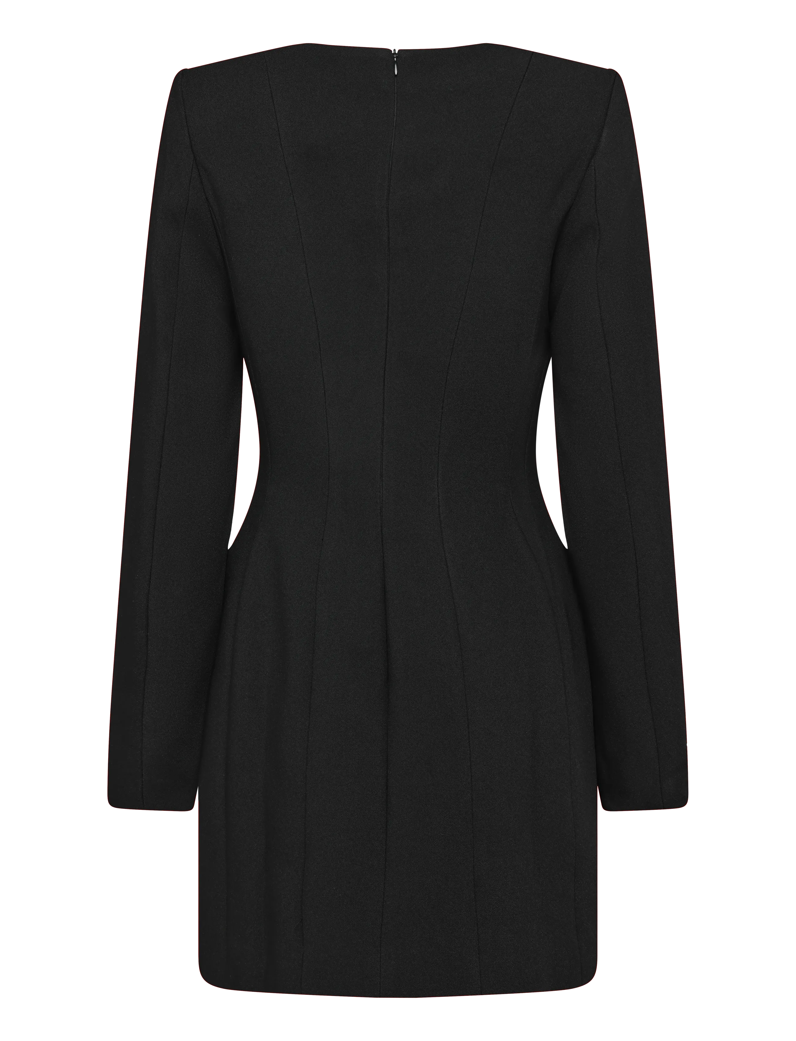 Malina - Ninni Cut-Out Shoulder Hourglass Mini Dress - cocktailkjoler - black - 2