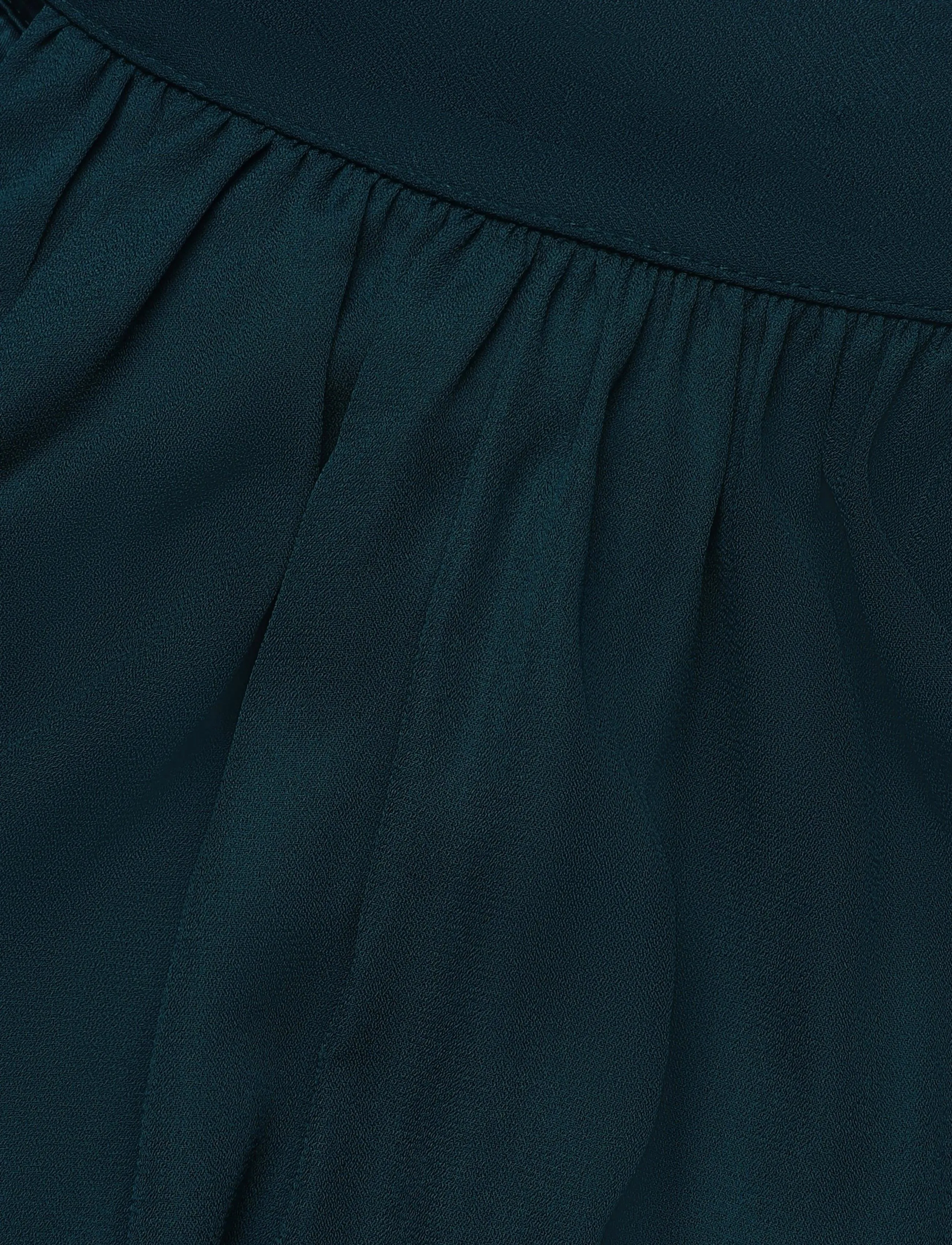 Malina - Sabrina Halterneck Ruffled Midi Dress - maxi dresses - teal - 4