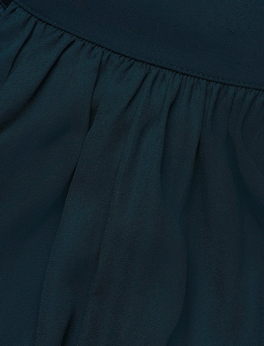 Malina - Sabrina Halterneck Ruffled Midi Dress - maxi dresses - teal - 4