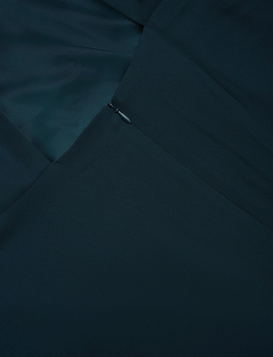 Malina - Sabrina Halterneck Ruffled Midi Dress - maxi dresses - teal - 5