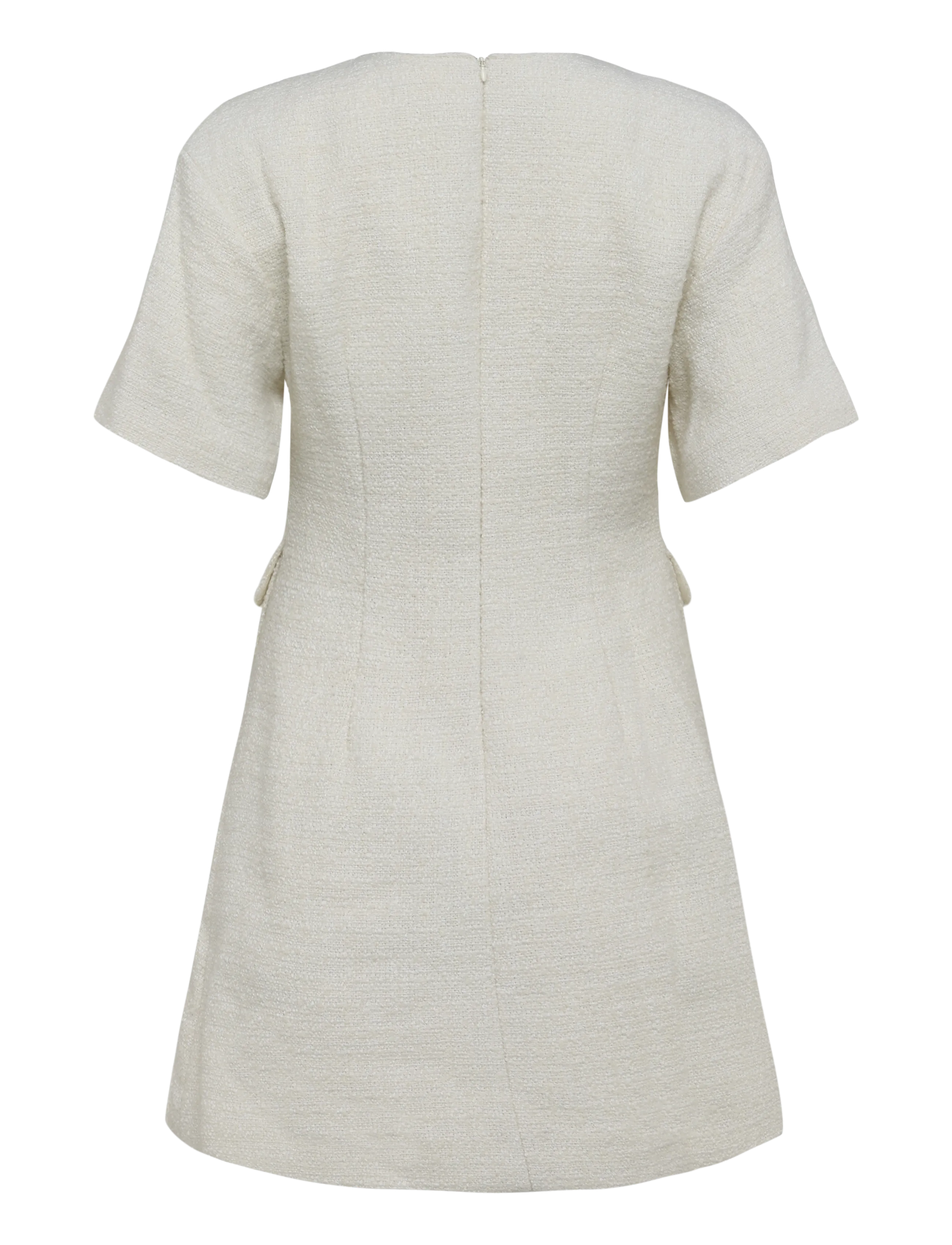 Malina - Rayna Boucle Mini Dress - korte kjoler - vanilla - 2