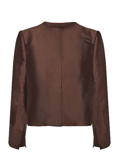 Malina Ruthie Slit-Sleeve Satin Blouse - - undefined / undefined