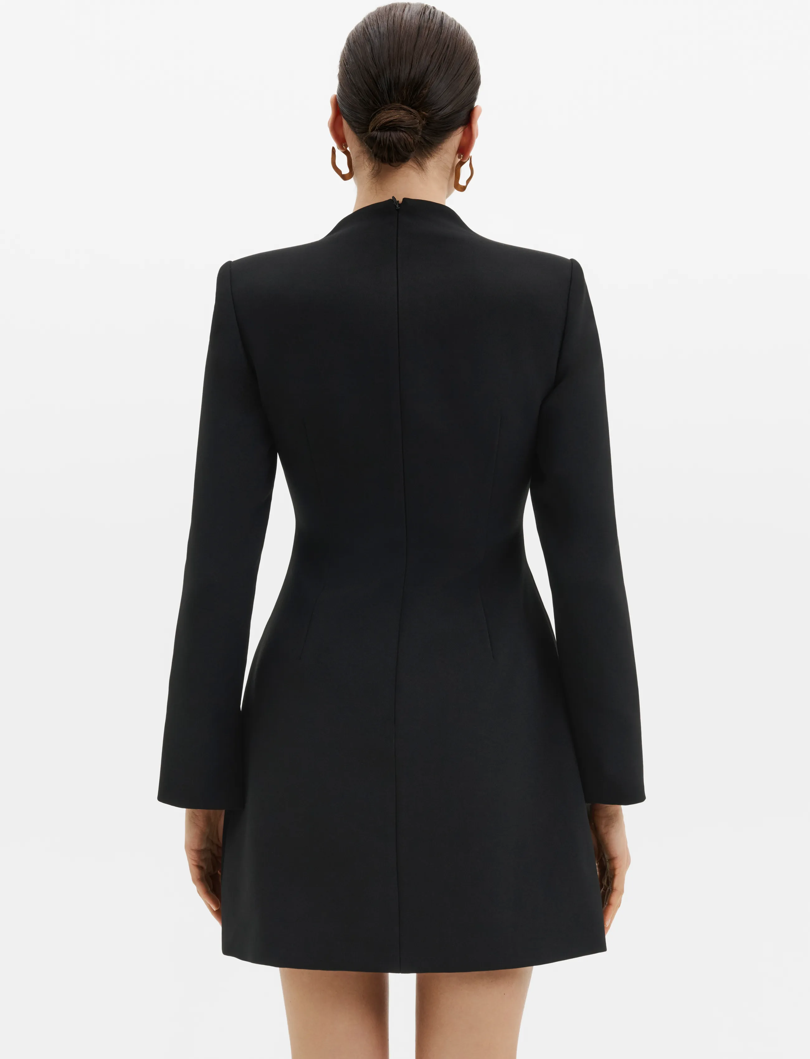 Malina - Leanna High Neck Mini Dress - cocktailklänningar - black - 1