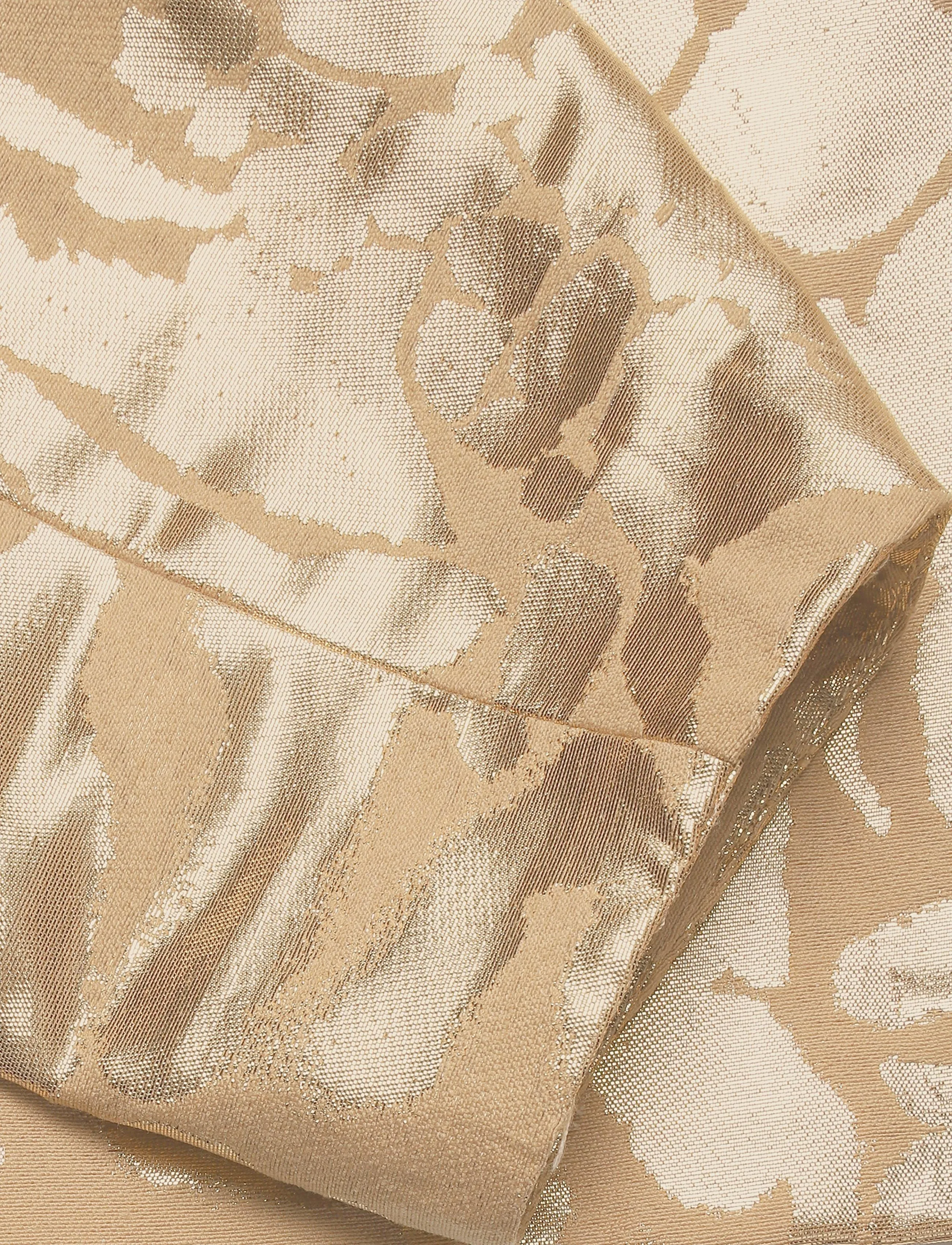 Malina - Abigail Metallic Jacquard Bomber Jacket - bomberjakker - savannah metallic - 5