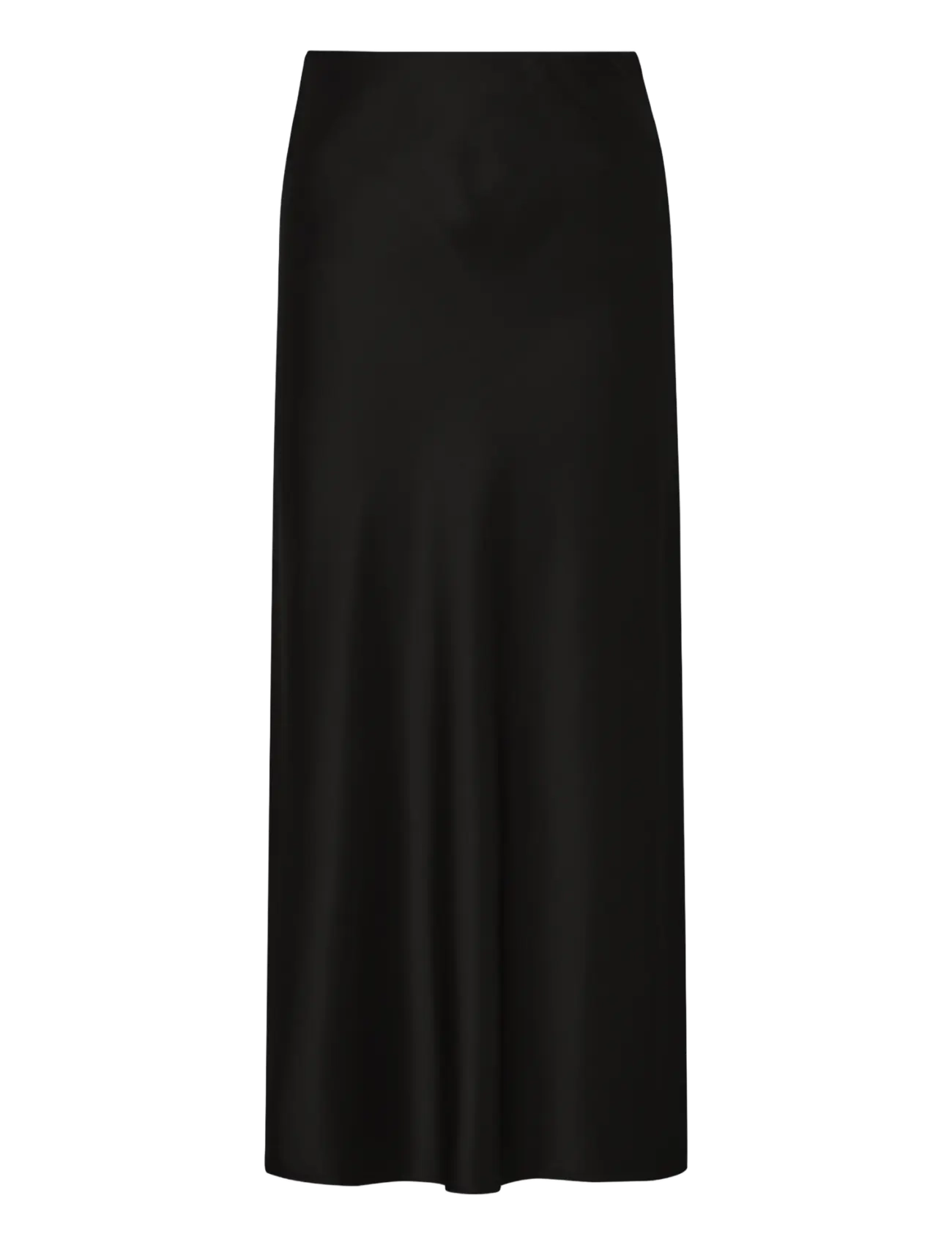 Malina Aubree Satin Midi Skirt - Basics - BLACK / black