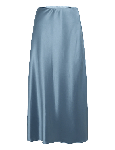 Malina Aubree Satin Midi Skirt - - undefined / undefined