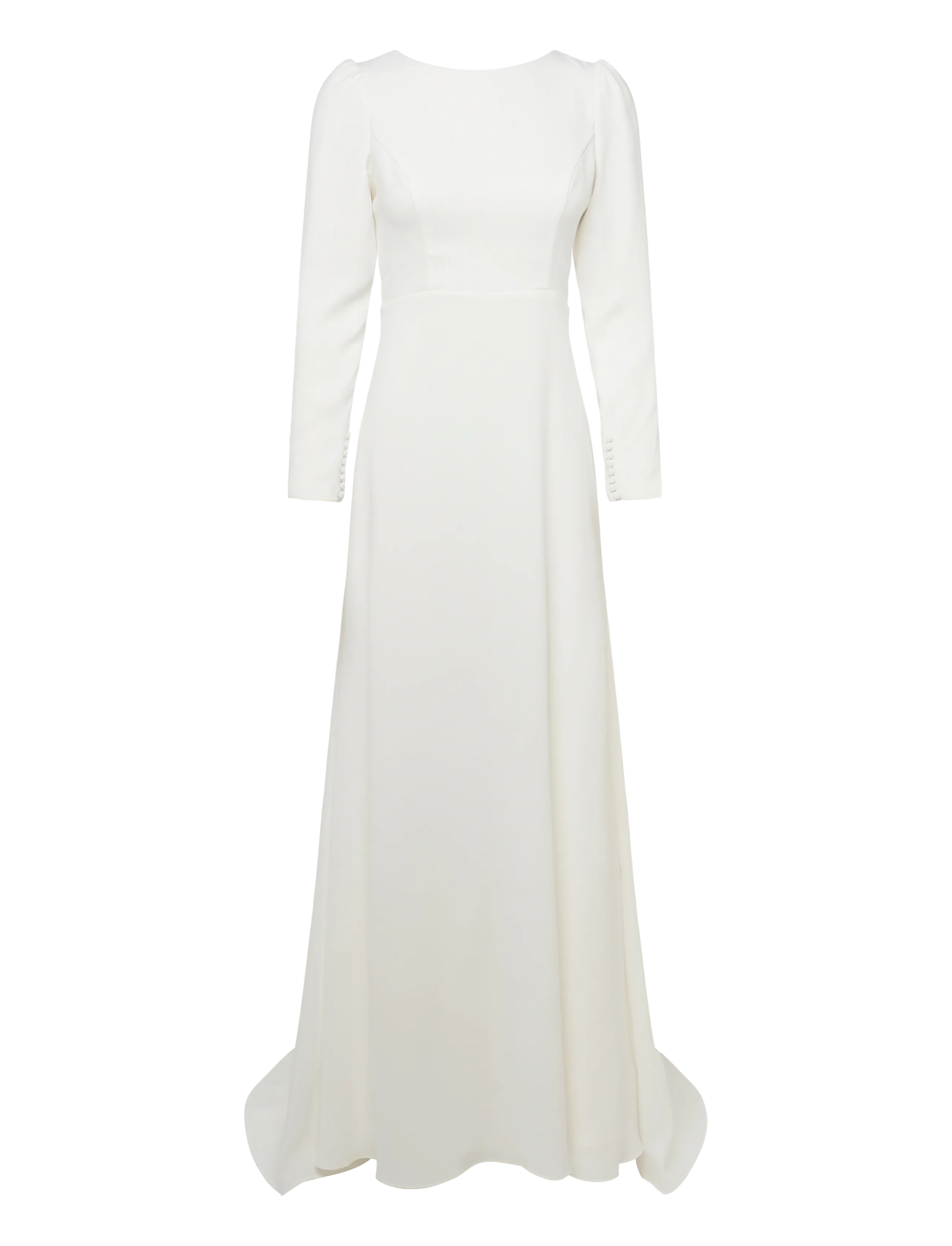 MALINA Elize Open Back Gown Cream - 34 - Damen