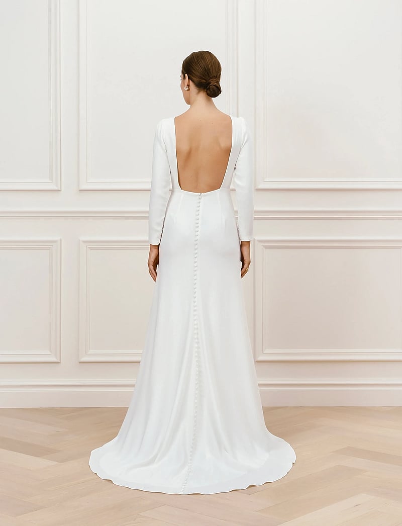 Malina - Elize Open Back Gown - maxikjoler - ivory - 3