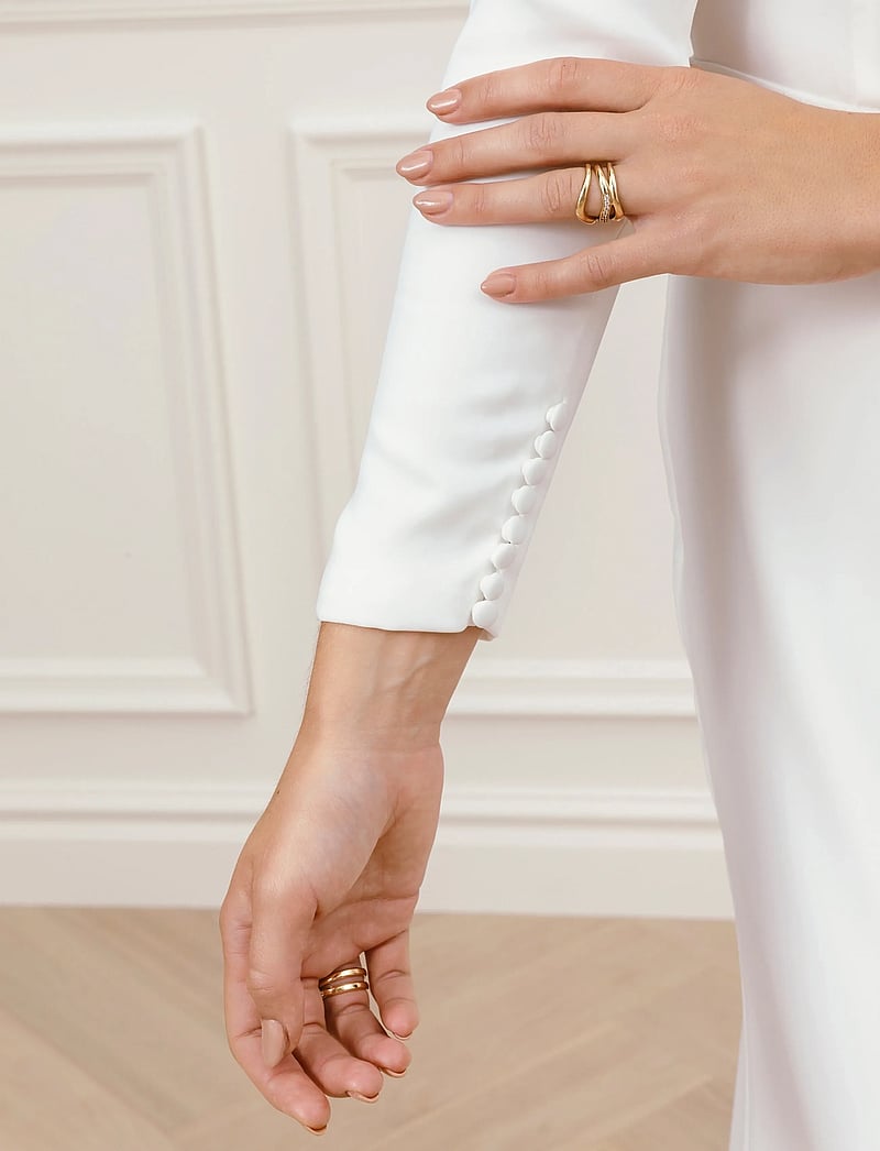 Malina - Elize Open Back Gown - maxikjoler - ivory - 4