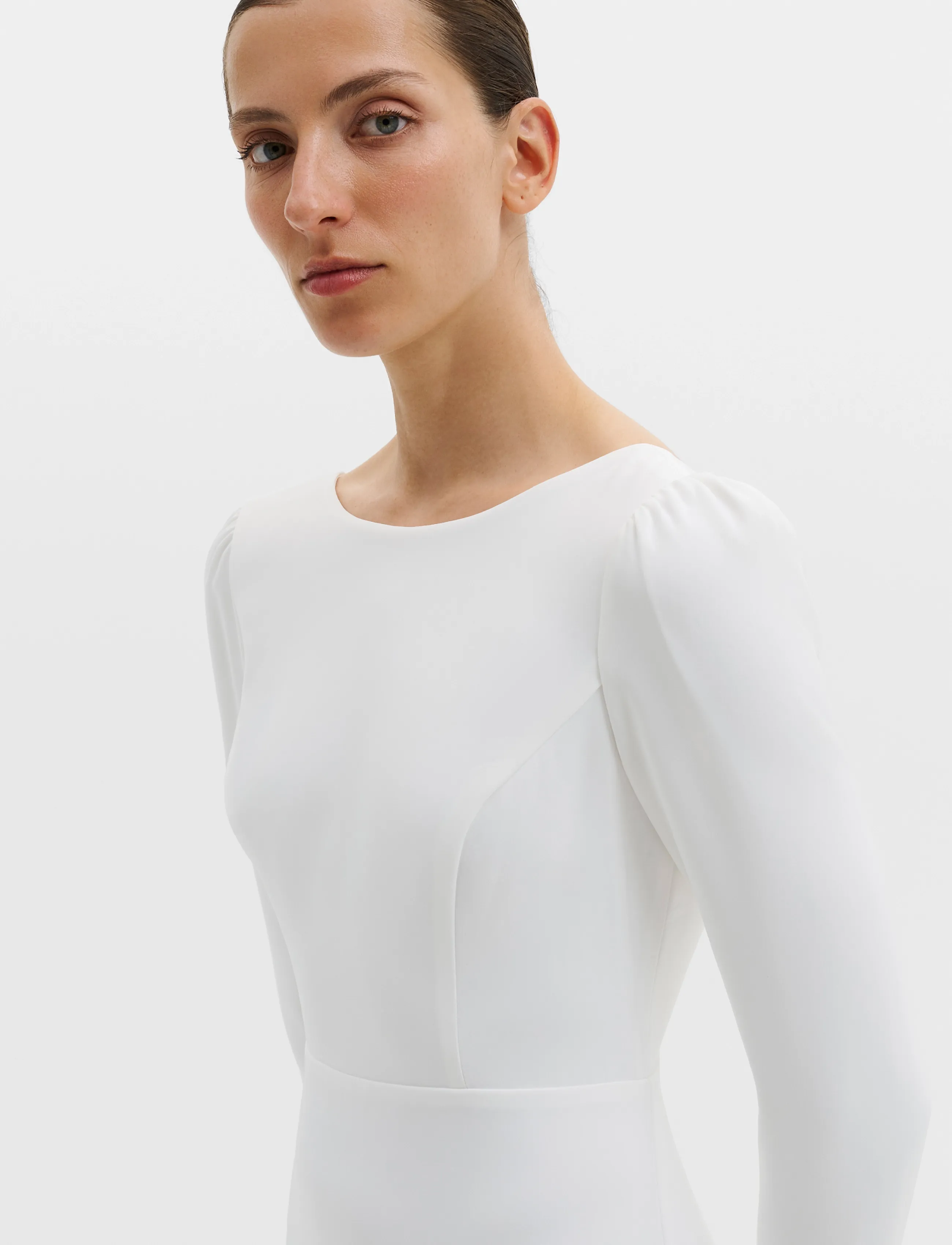 Malina - Elize Open Back Gown - wedding dresses - ivory - 5