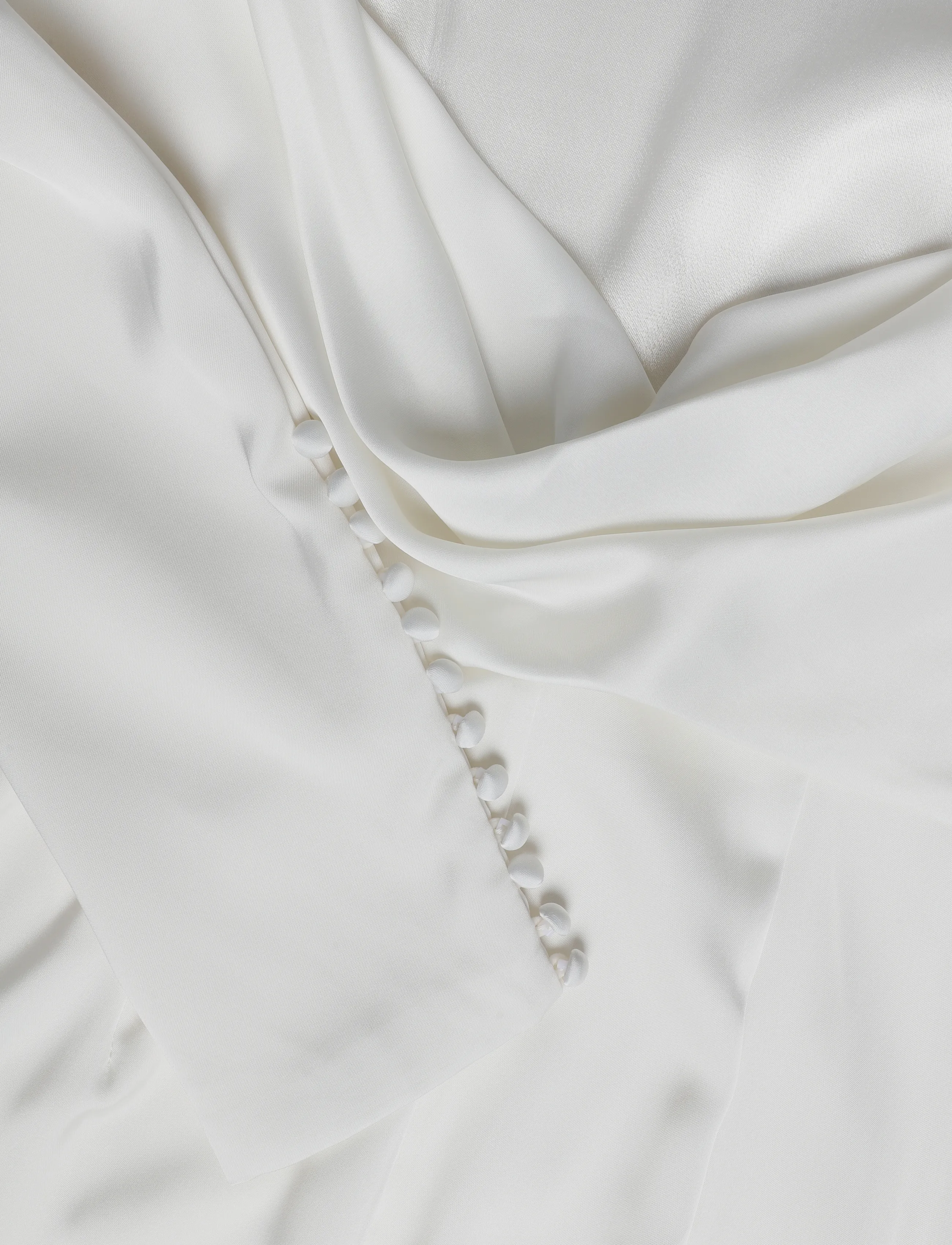 Malina - Hermine Long Sleeved Cowl Back Gown - aftonklänningar - cream - 5