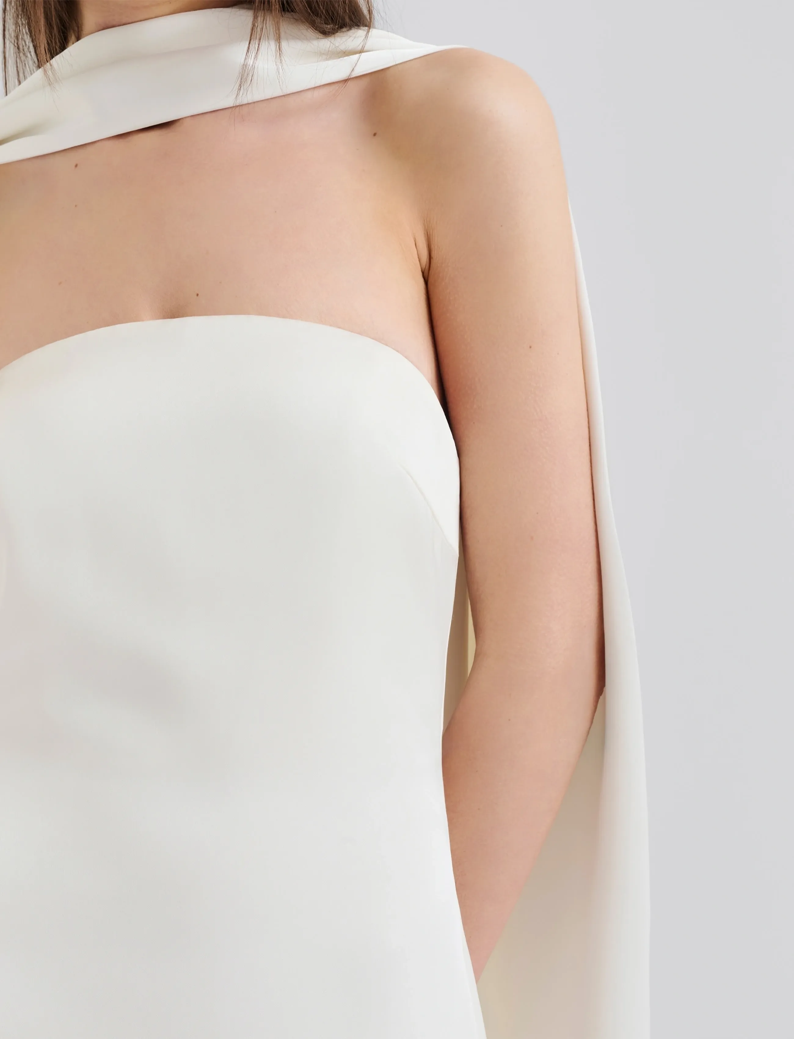 MALINA Zelda Strapless Neck Scarf Gown klänningar dam – bild 3