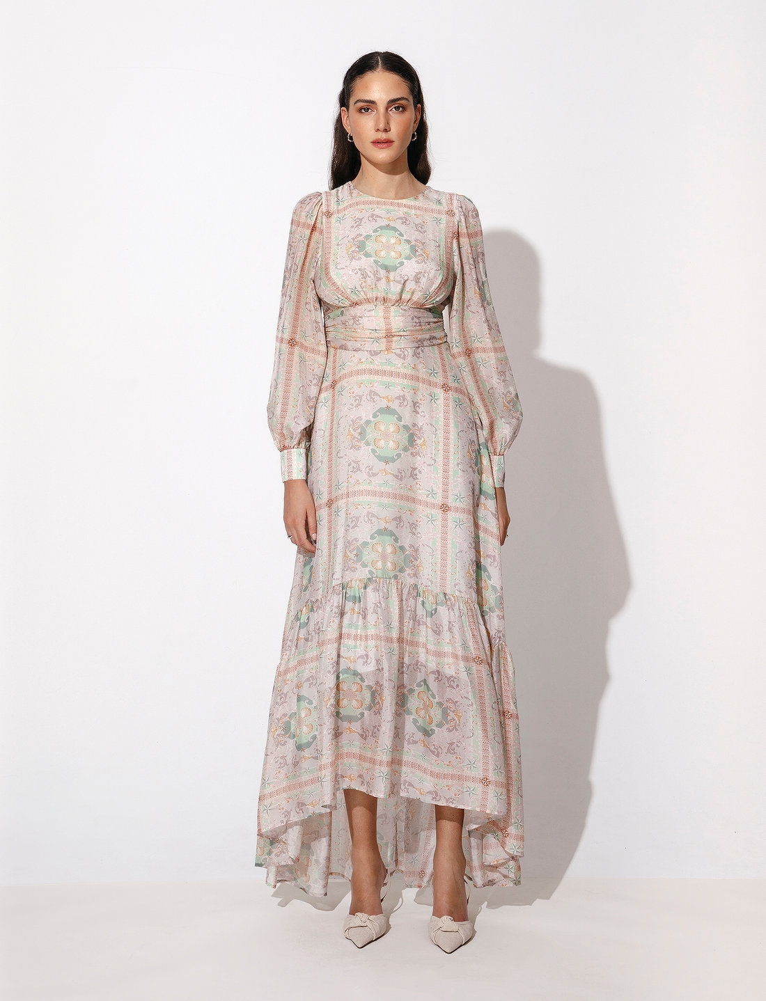 Silk maxi dresses online deals