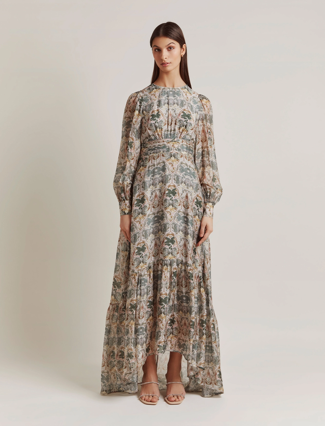 By Malina - Meadow silk dress - villa verde - 2