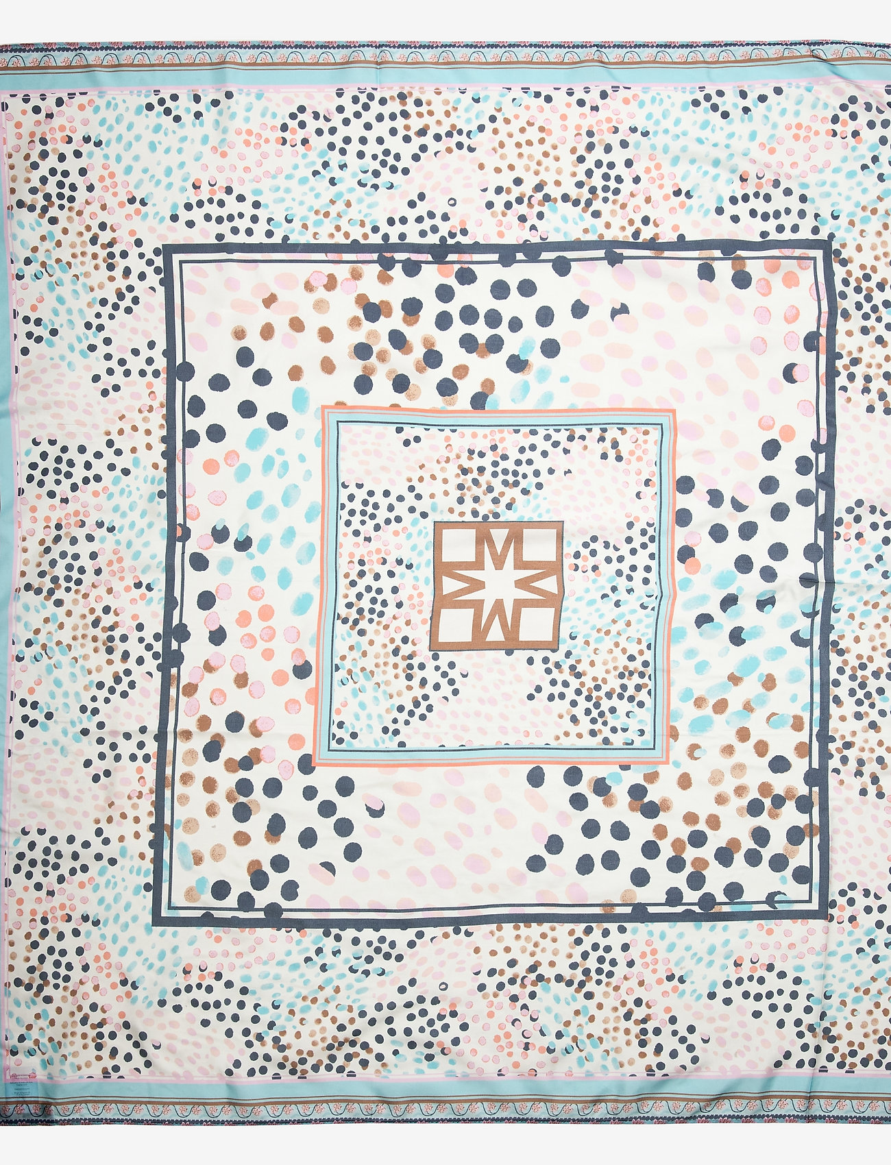 By Malina - Silk scarf 100x100 - ceramic dot - 2