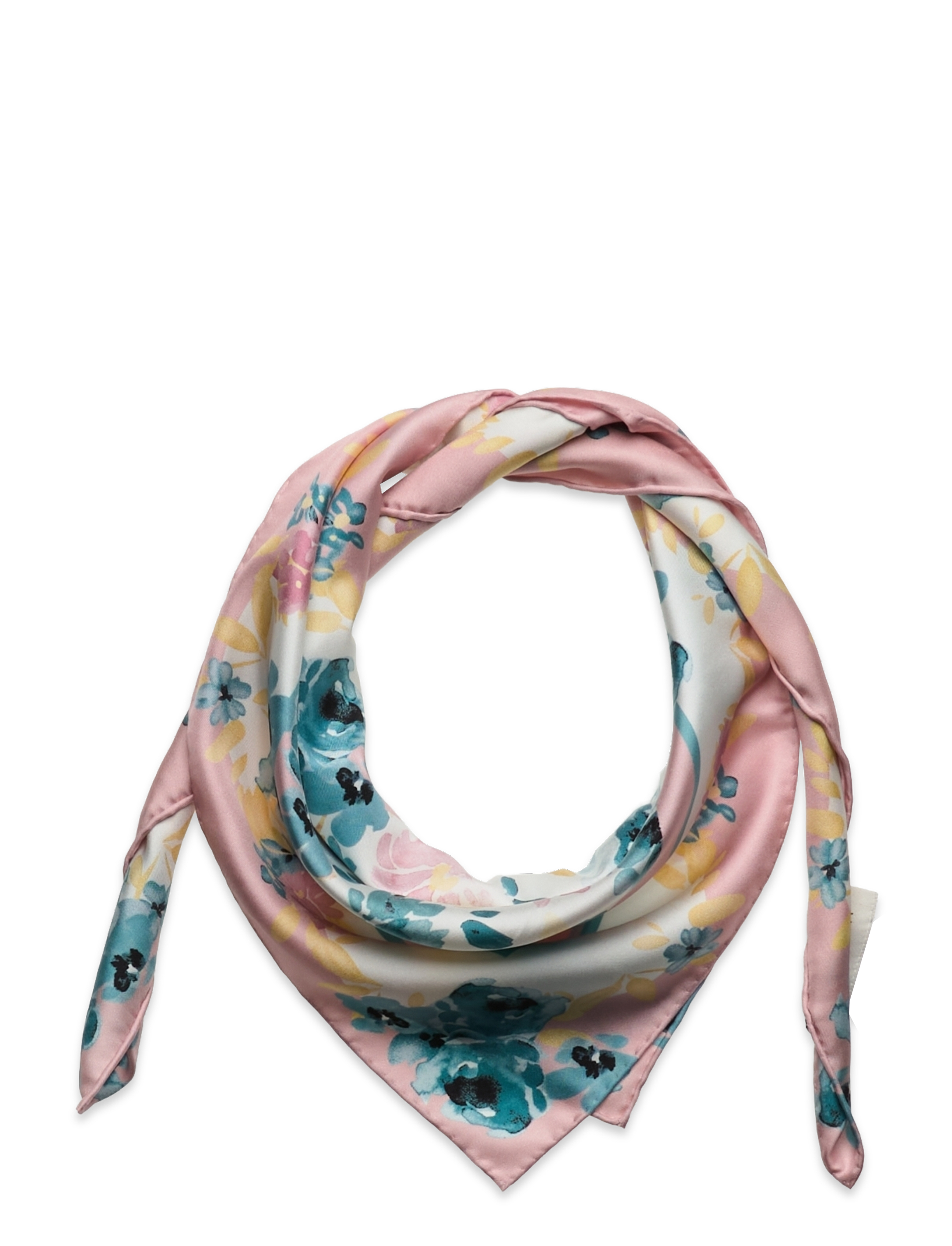 Malina - Silk Twill Scarf 80x80 - florals - 1