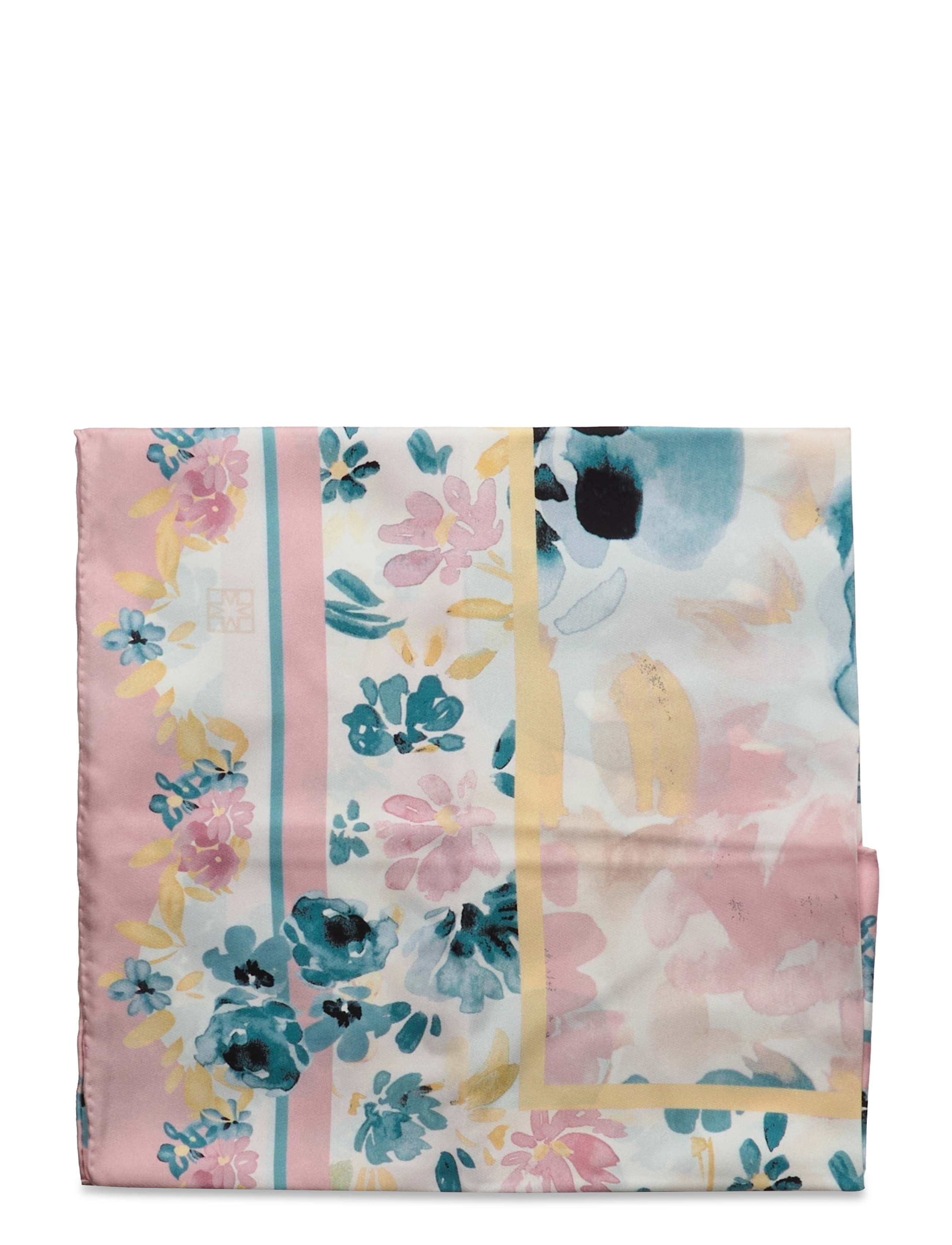 Malina - Silk Twill Scarf 80x80 - florals - 2
