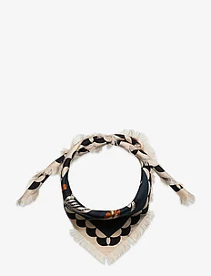 Silk Twill Fringe scarf 65x65, By Malina