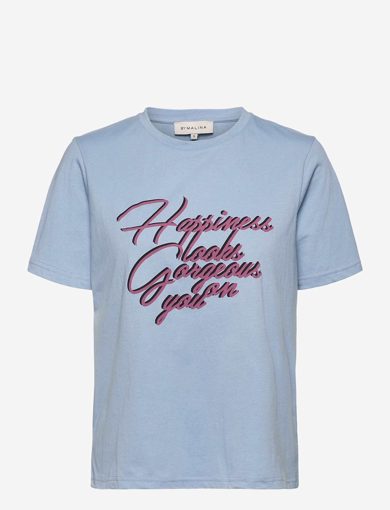 By Malina - Happiness tee - light blue - 1