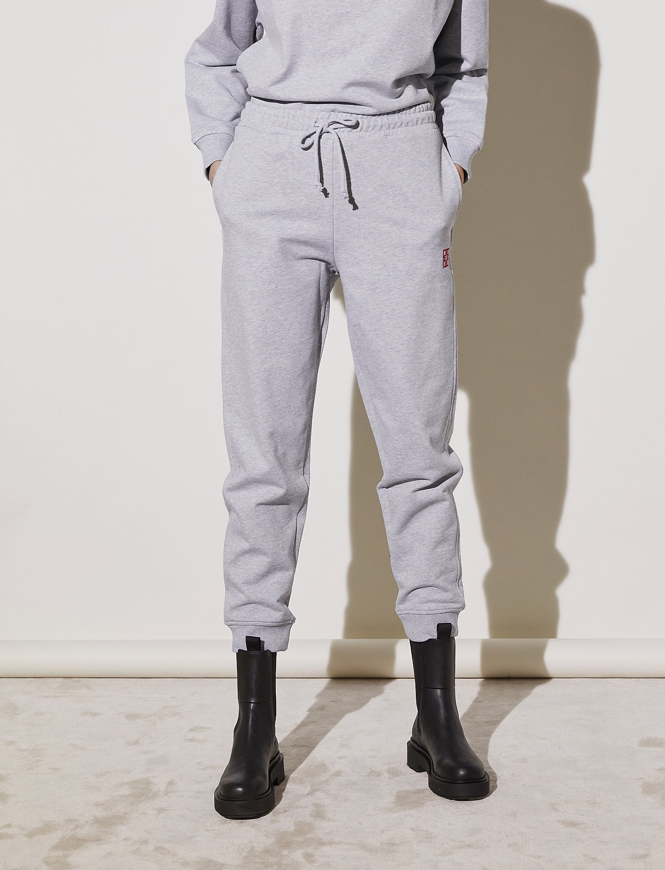 By Malina - Gina pants - grey melange - 3
