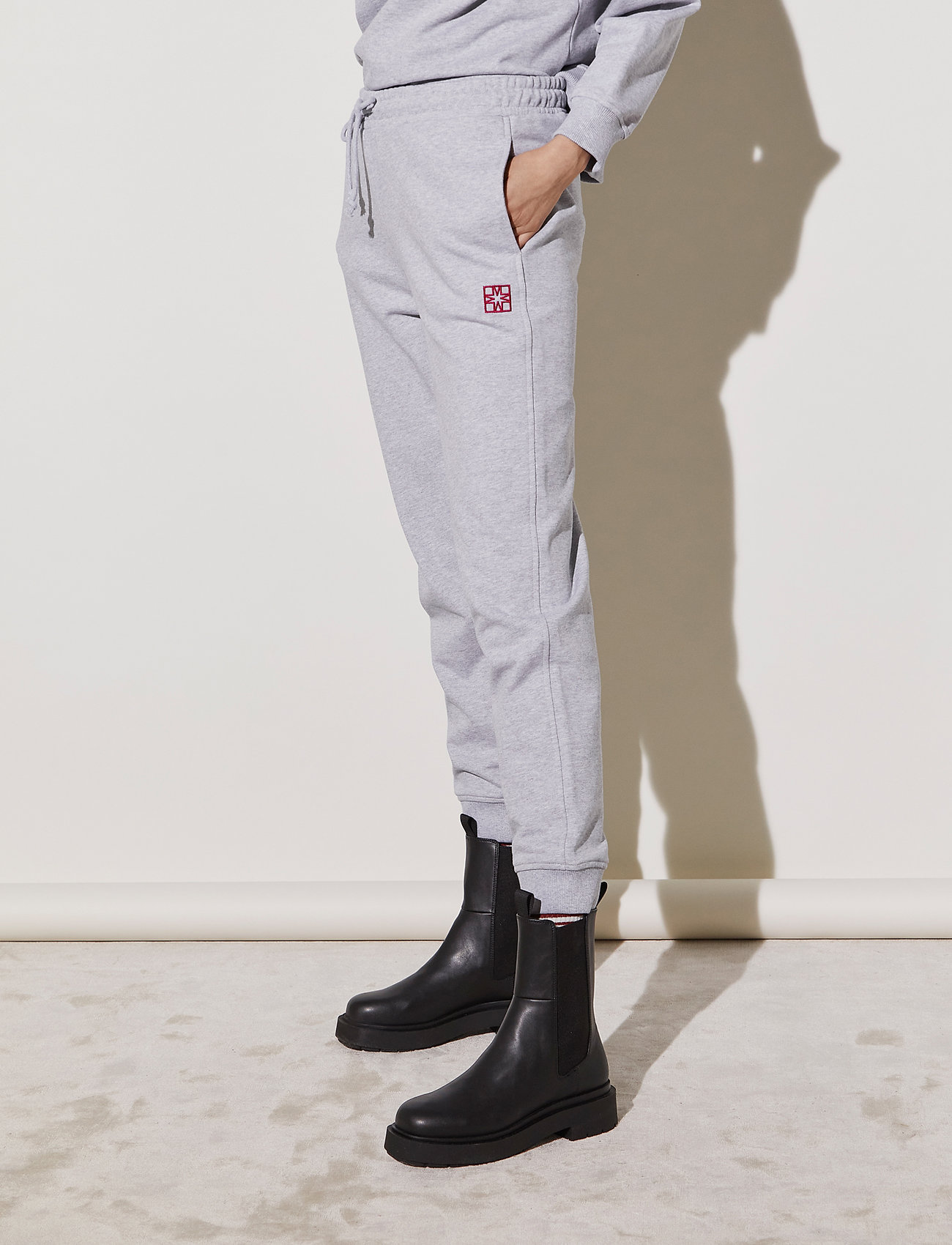 By Malina - Gina pants - grey melange - 5