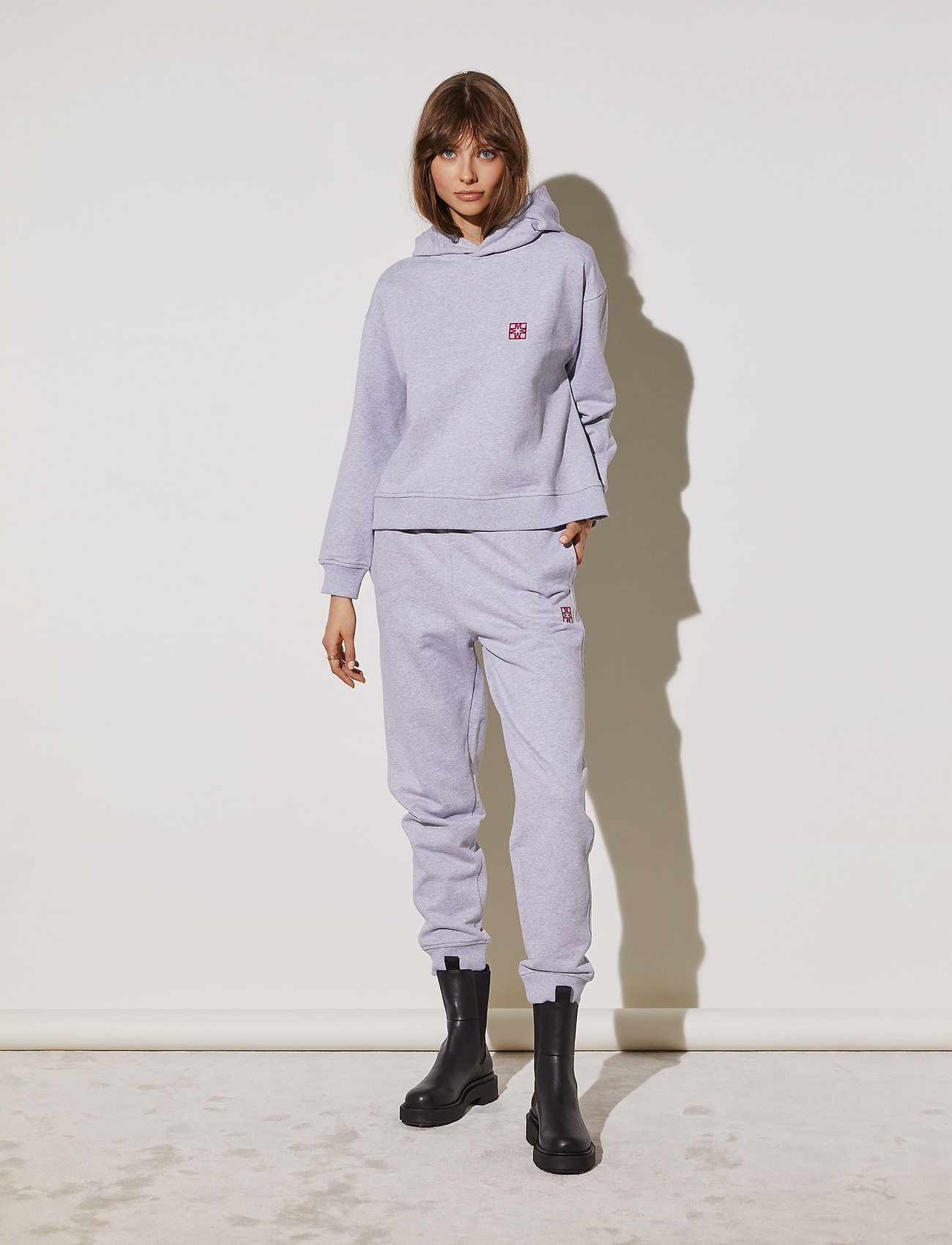 By Malina - Demi hoodie - grey melange - 5