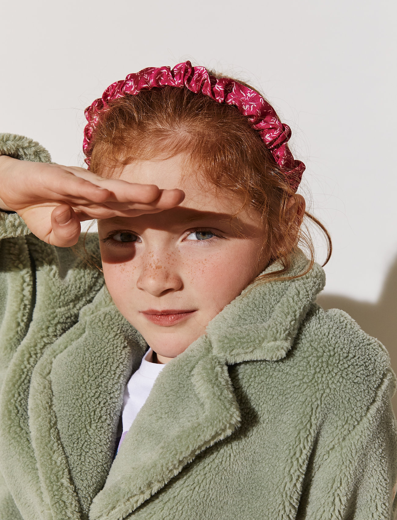 Malina - Mini Zinna faux fur jacket - pale olive - 3