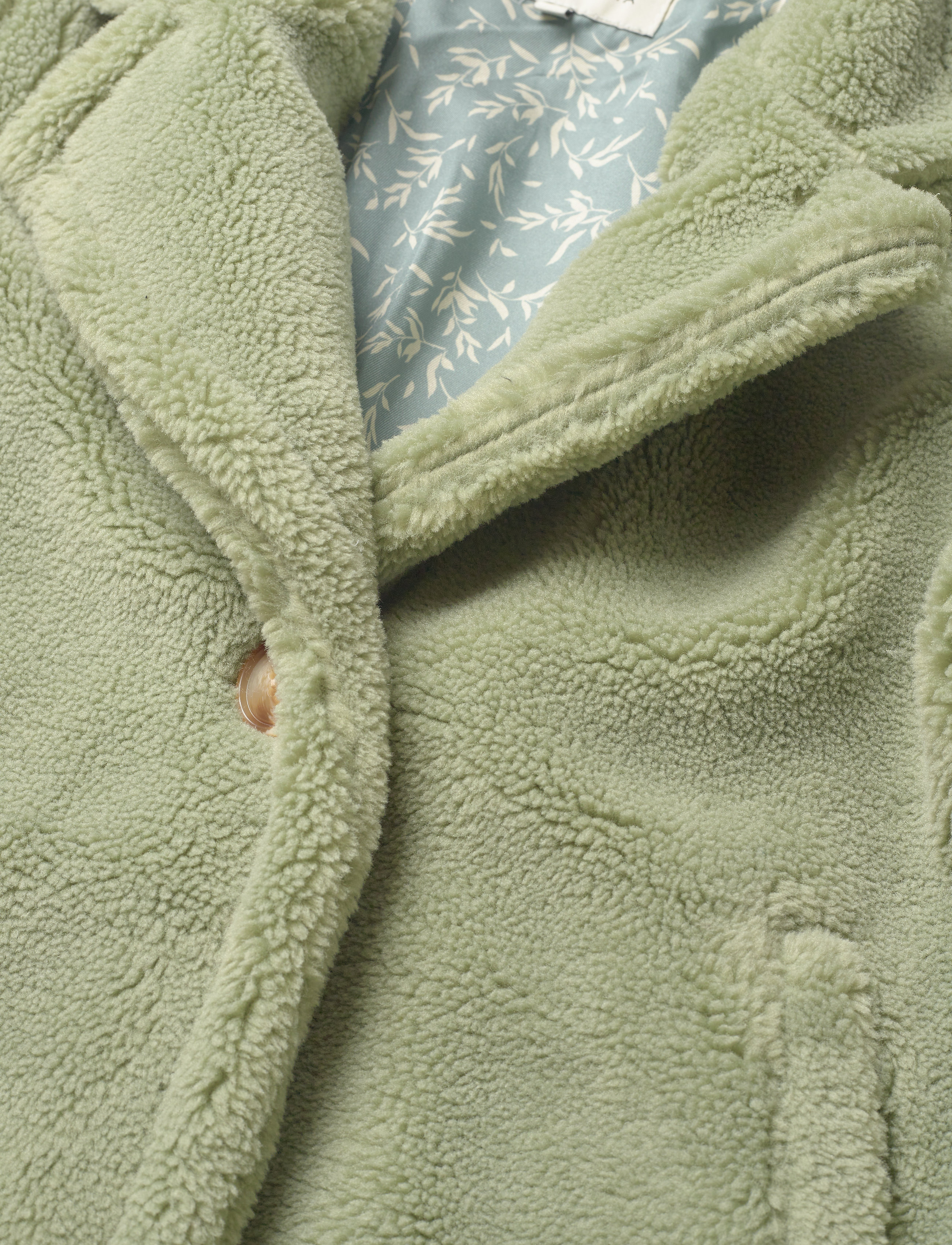 Malina - Mini Zinna faux fur jacket - pale olive - 4