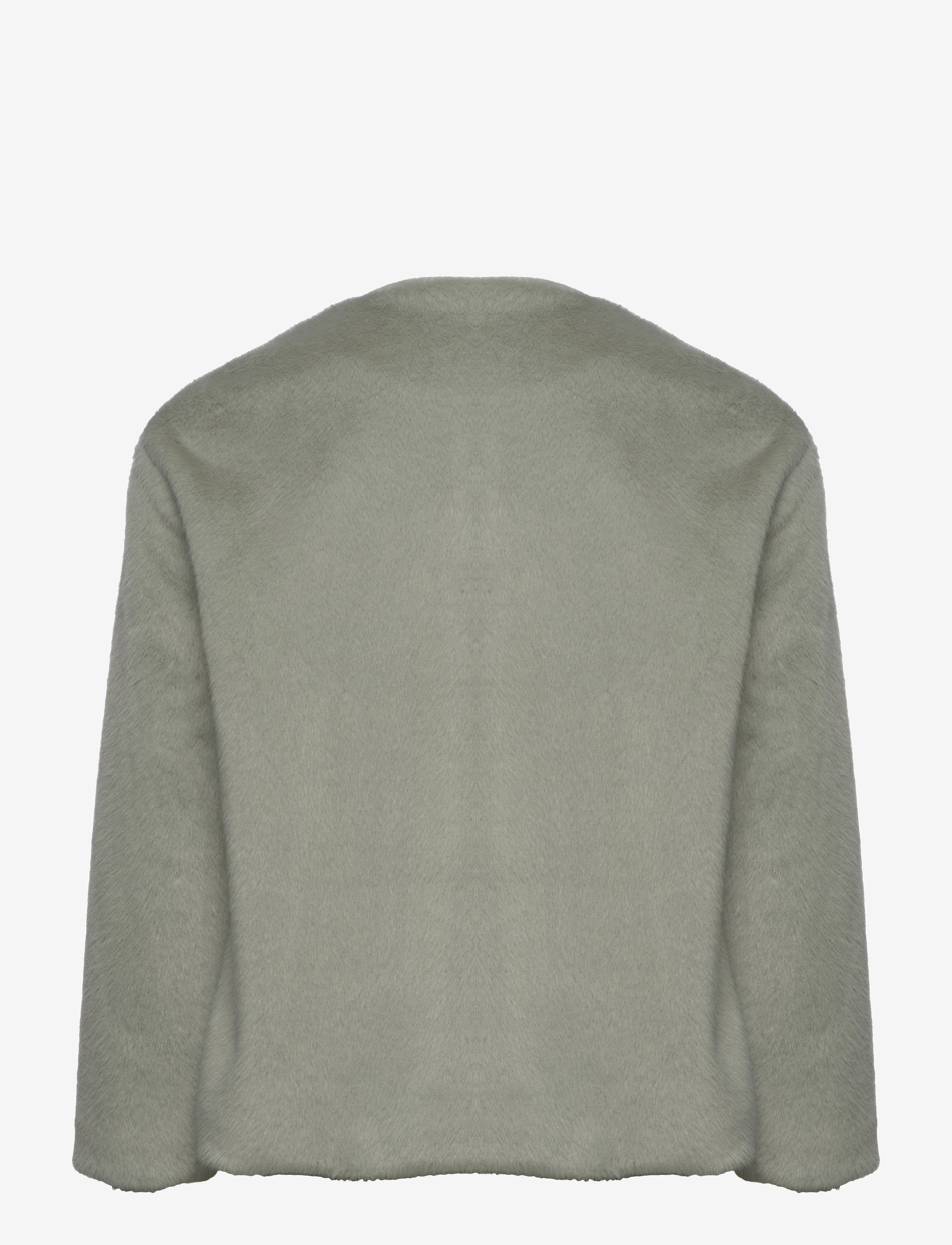 By Malina - Zinna faux fur jacket - pale olive - 2