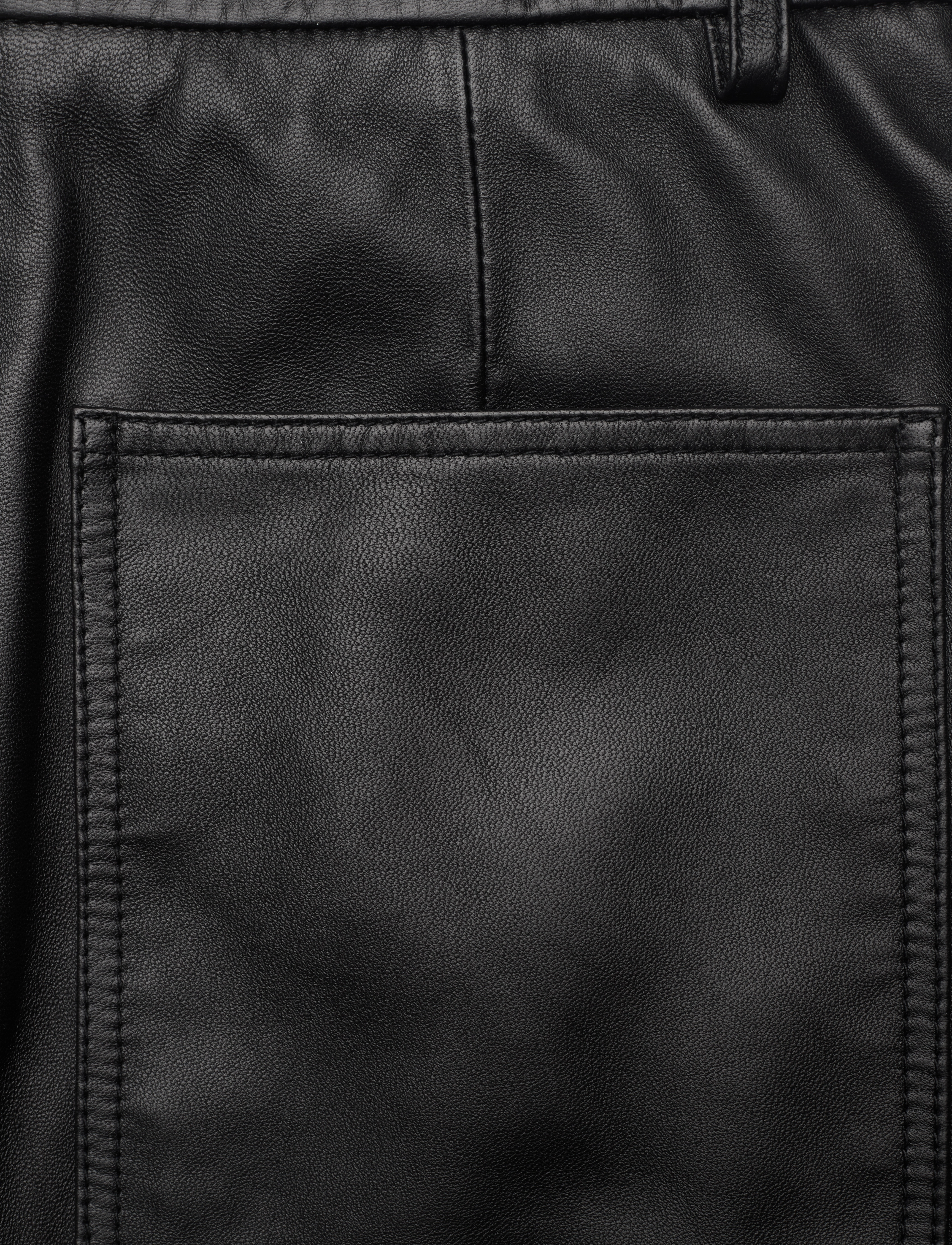 Malina - Maggy leather pants - black - 4