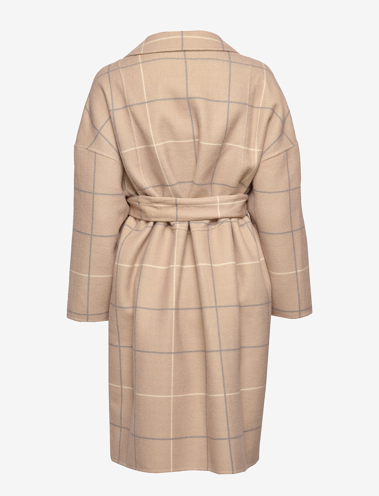 By Malina - Manon coat - barely beige checker - 1