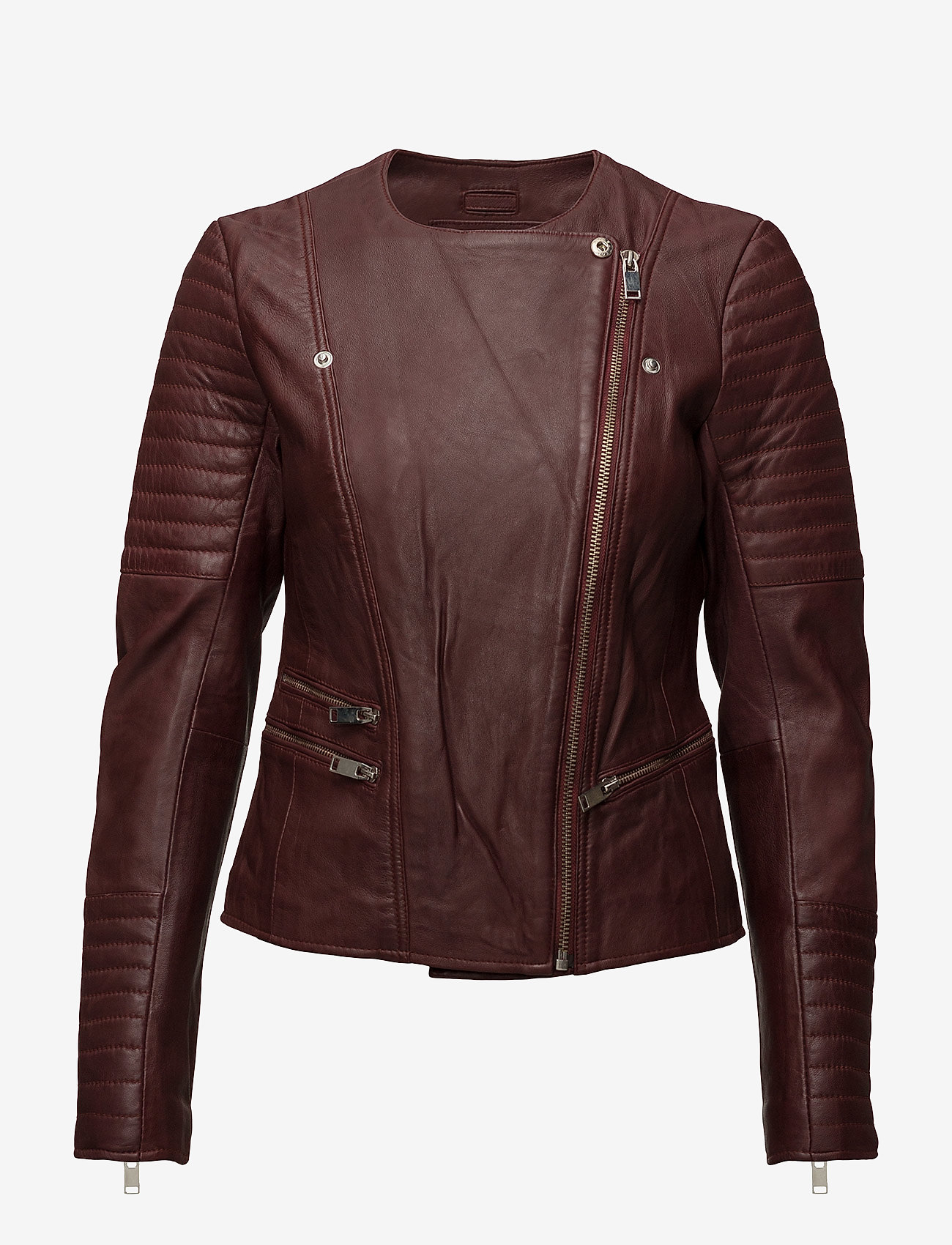 By Malina - Glade leather jacket - rosewood - 1