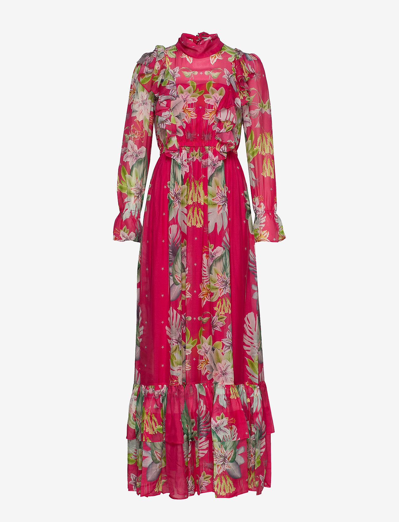 By Malina - Ava dress - electric jungle pink coral - 0